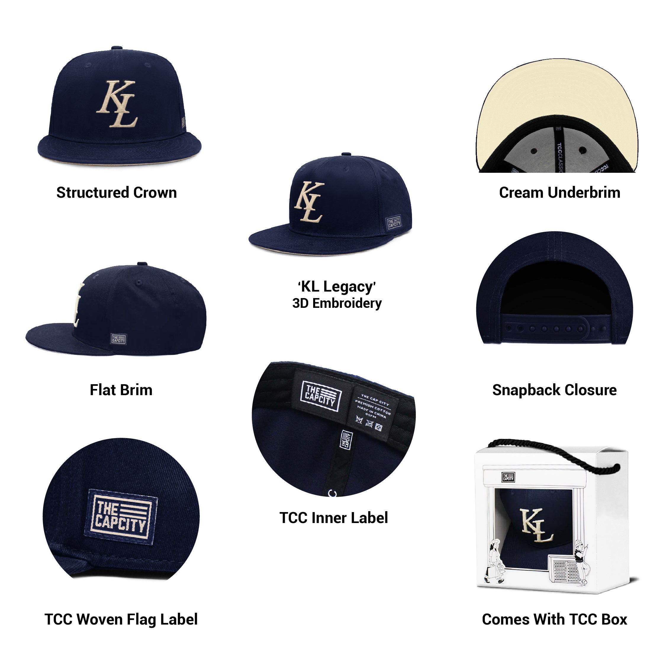 TCC KL LEGACY CLASSIC SNAPBACK CAP COLLECTION