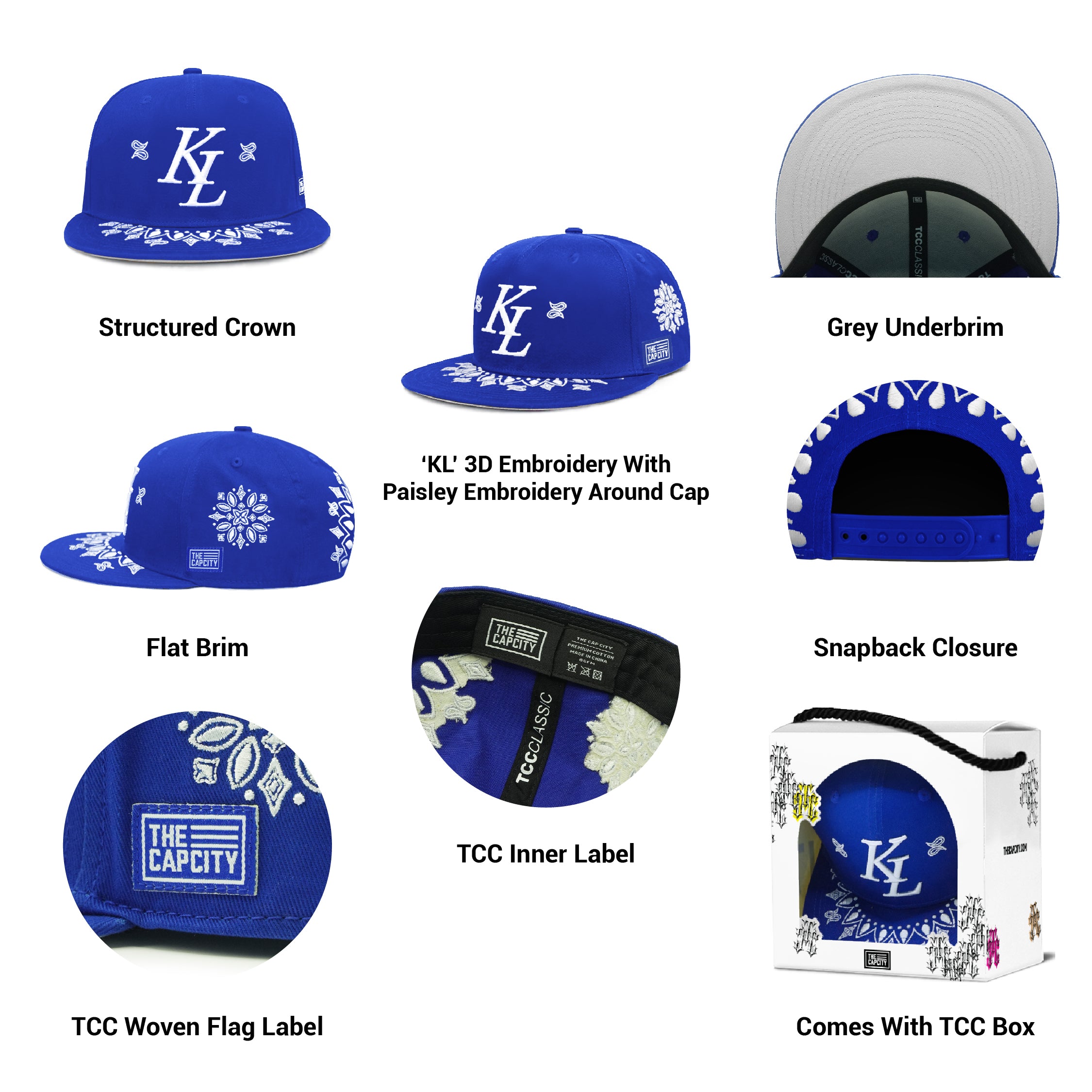 TCC KL LEGACY PAISLEY CLASSIC SNAPBACK COLLECTION