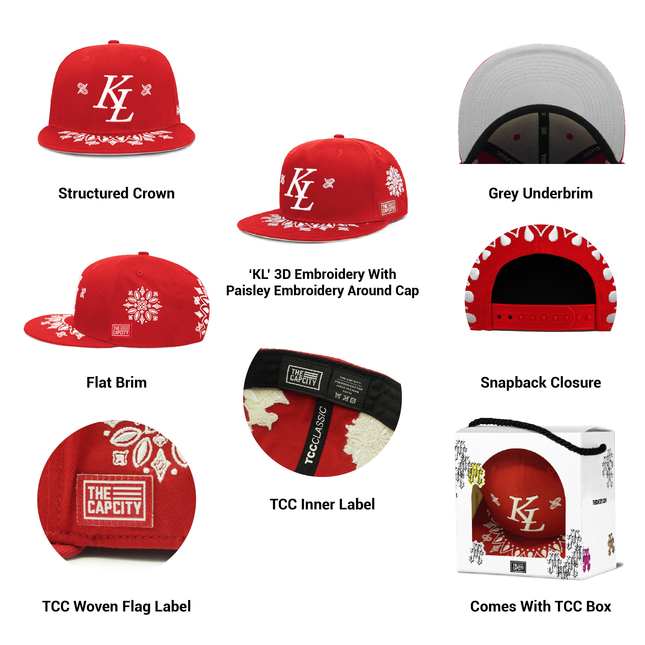 TCC KL LEGACY PAISLEY CLASSIC SNAPBACK COLLECTION