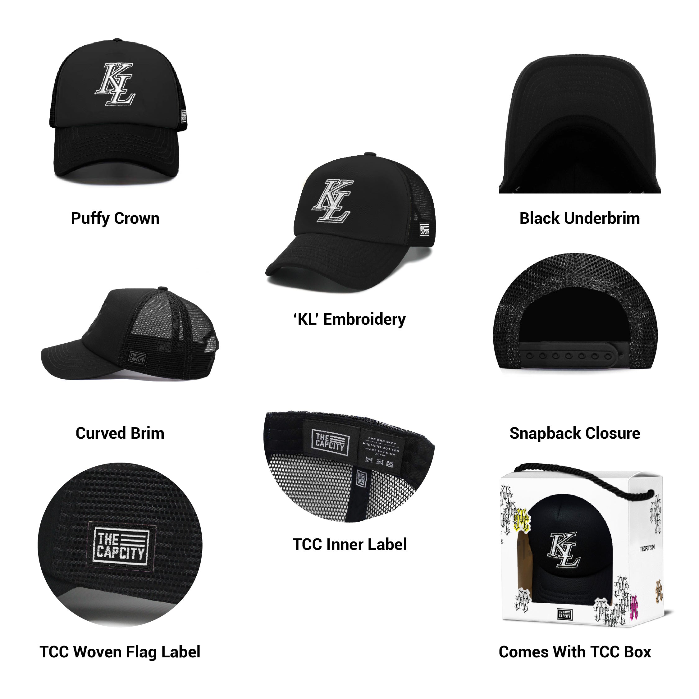 TCC KL LEGACY PUFFY TRUCKER SNAPBACK COLLECTION
