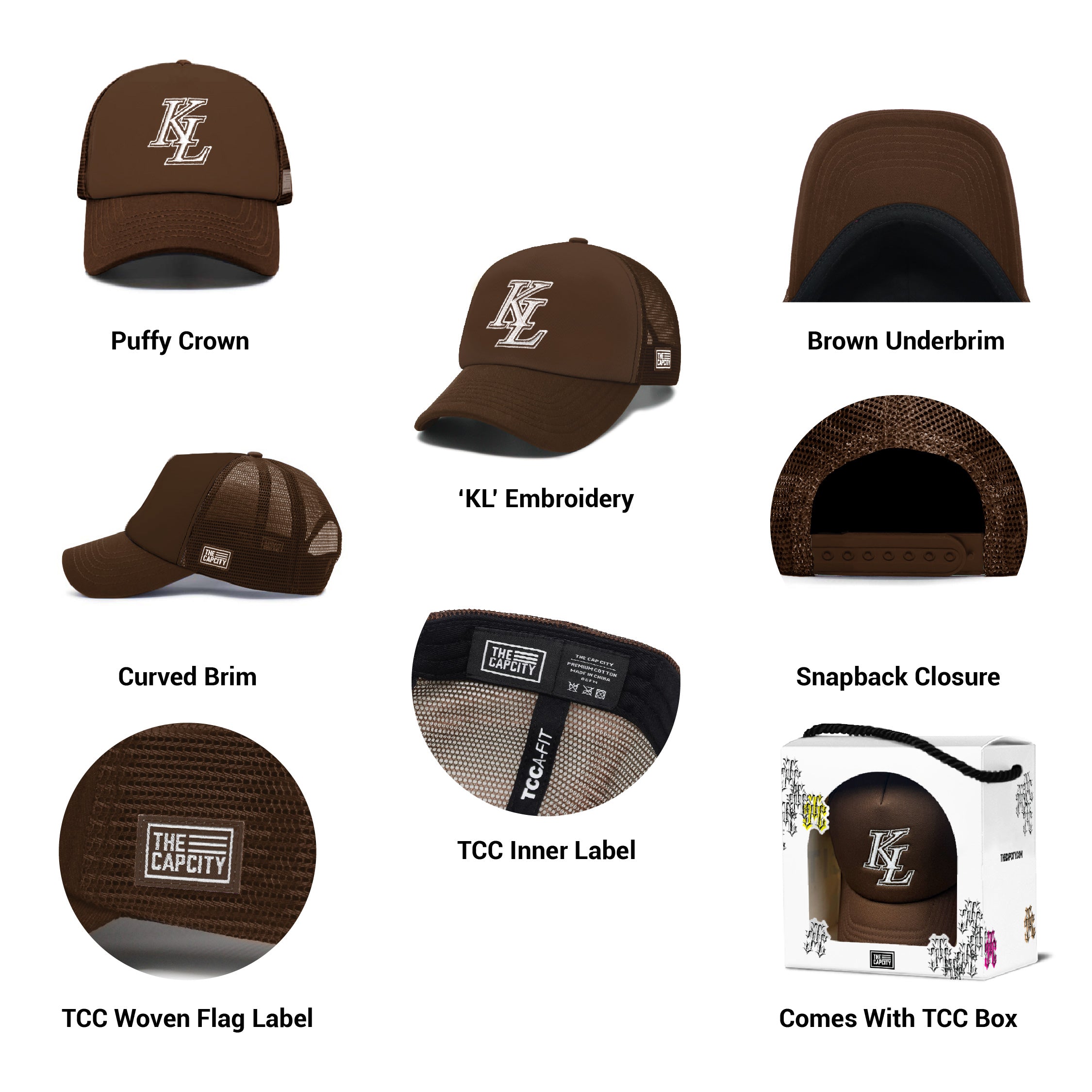 TCC KL LEGACY PUFFY TRUCKER SNAPBACK COLLECTION