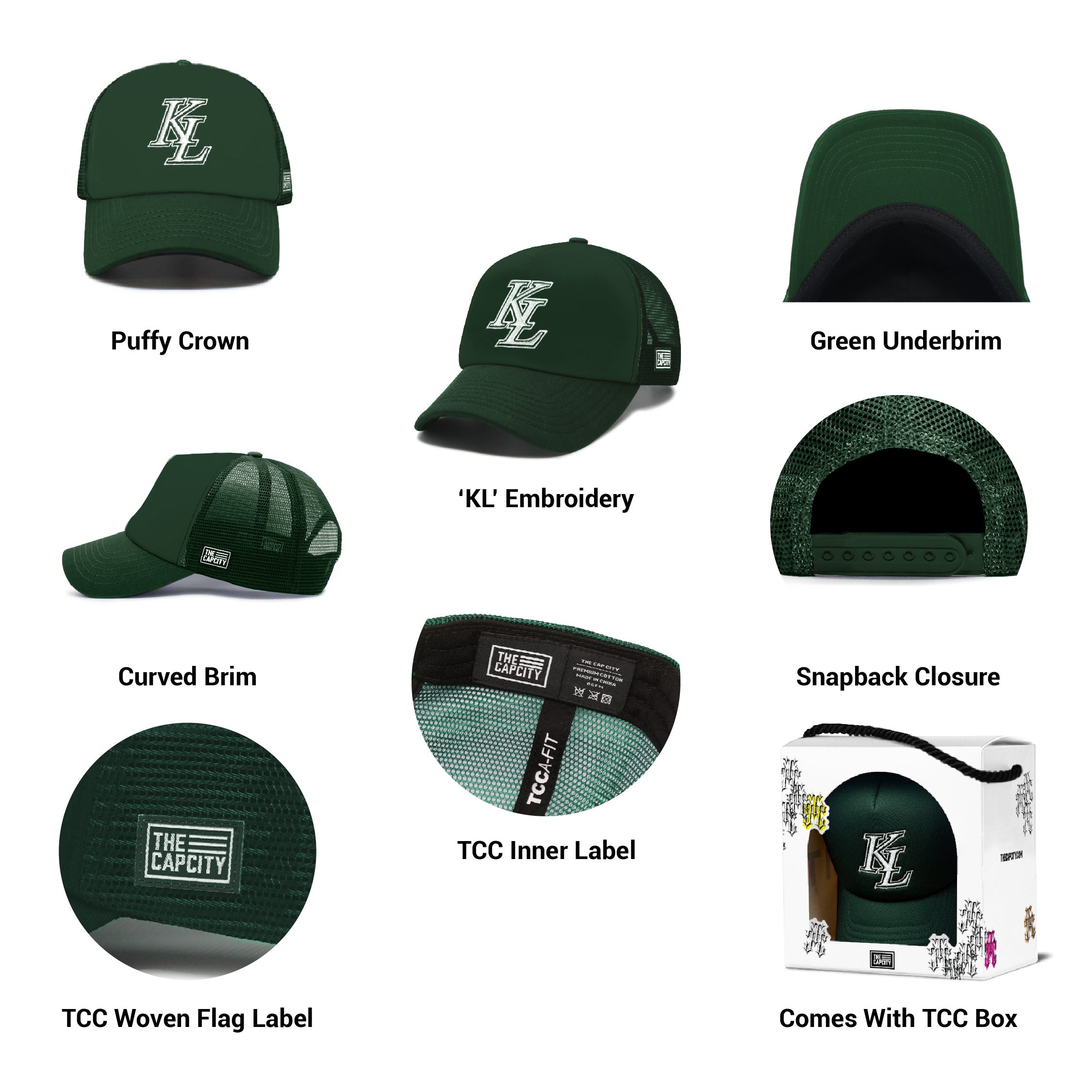 TCC KL LEGACY PUFFY TRUCKER SNAPBACK COLLECTION