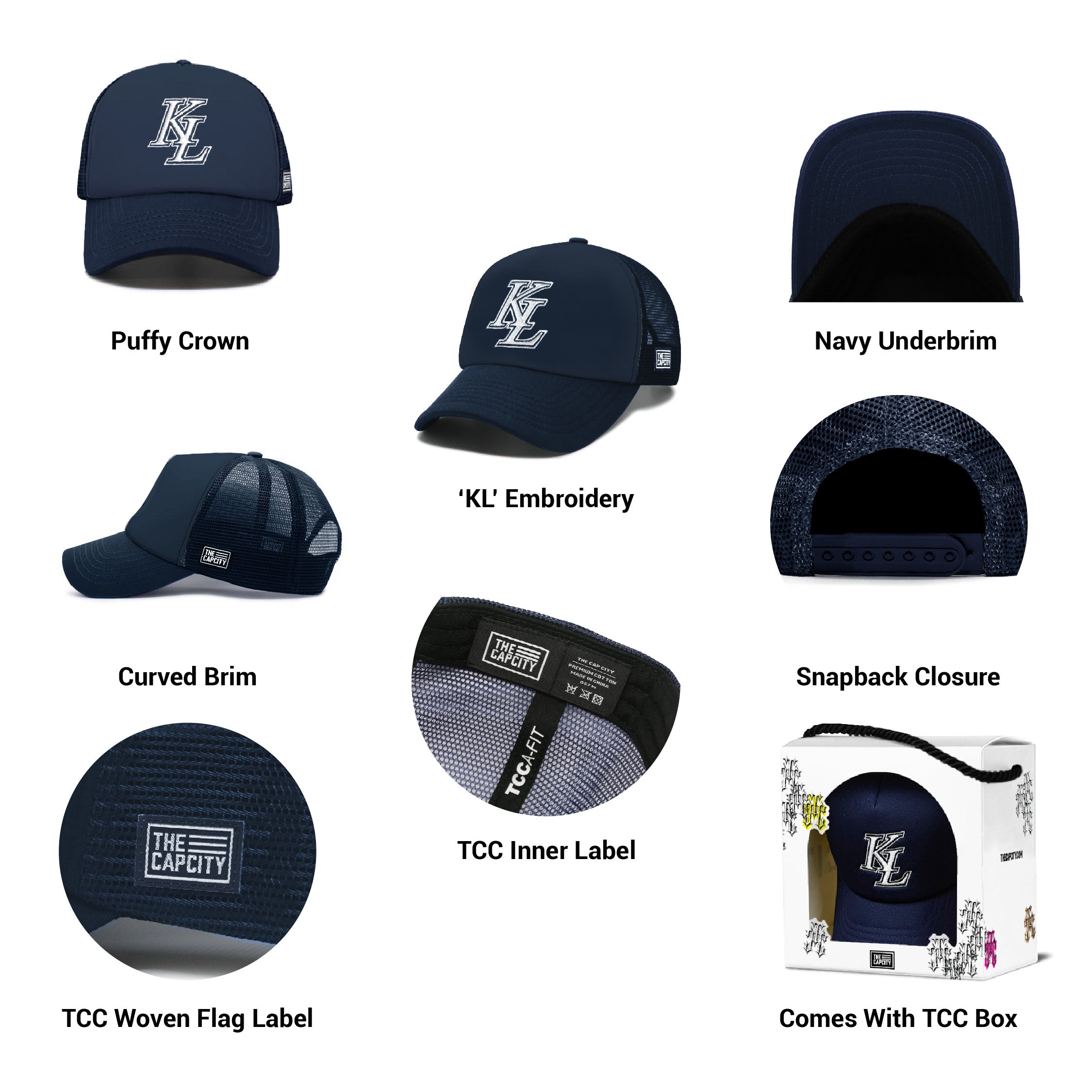 TCC KL LEGACY PUFFY TRUCKER SNAPBACK COLLECTION