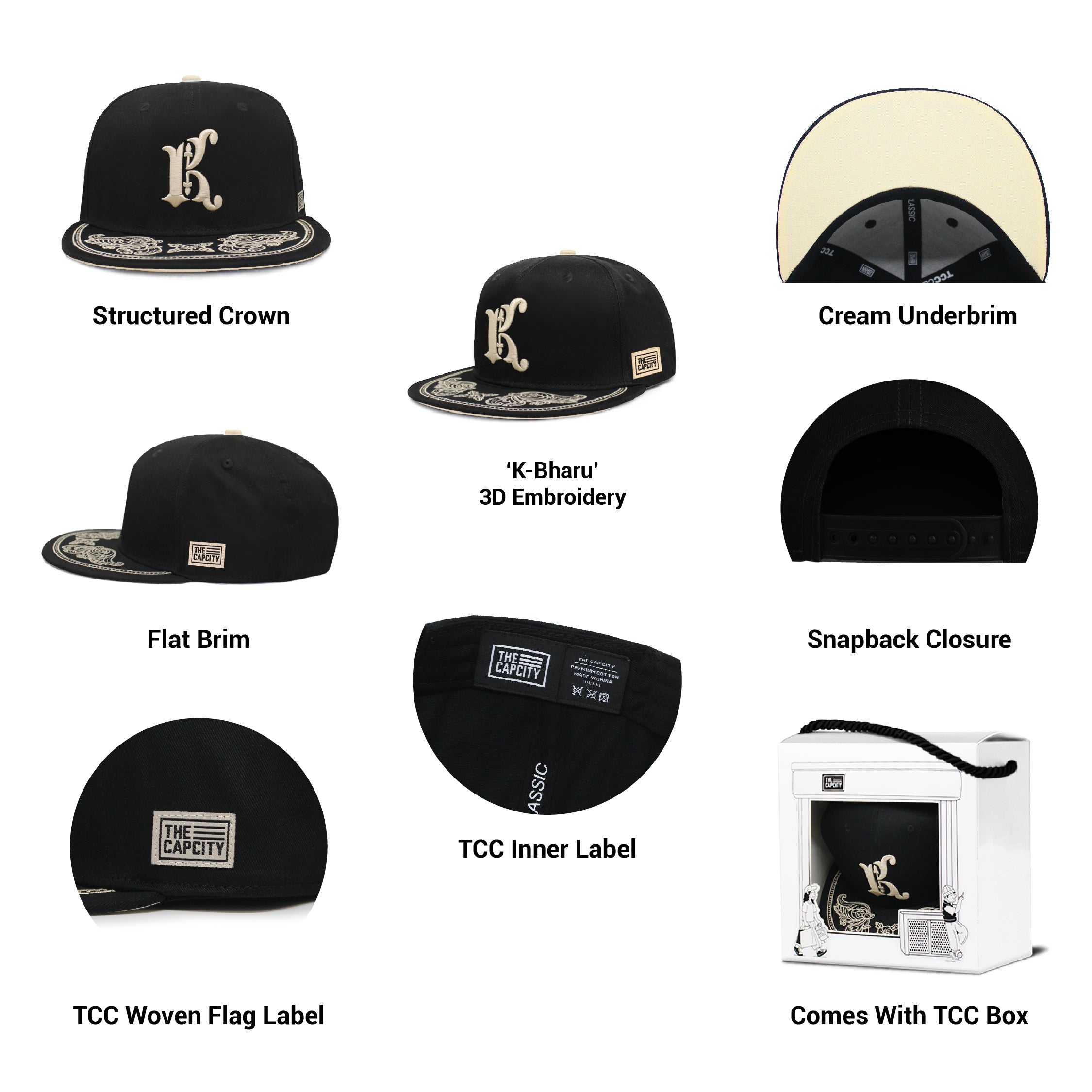 TCC K-BHARU CLASSIC SNAPBACK COLLECTION