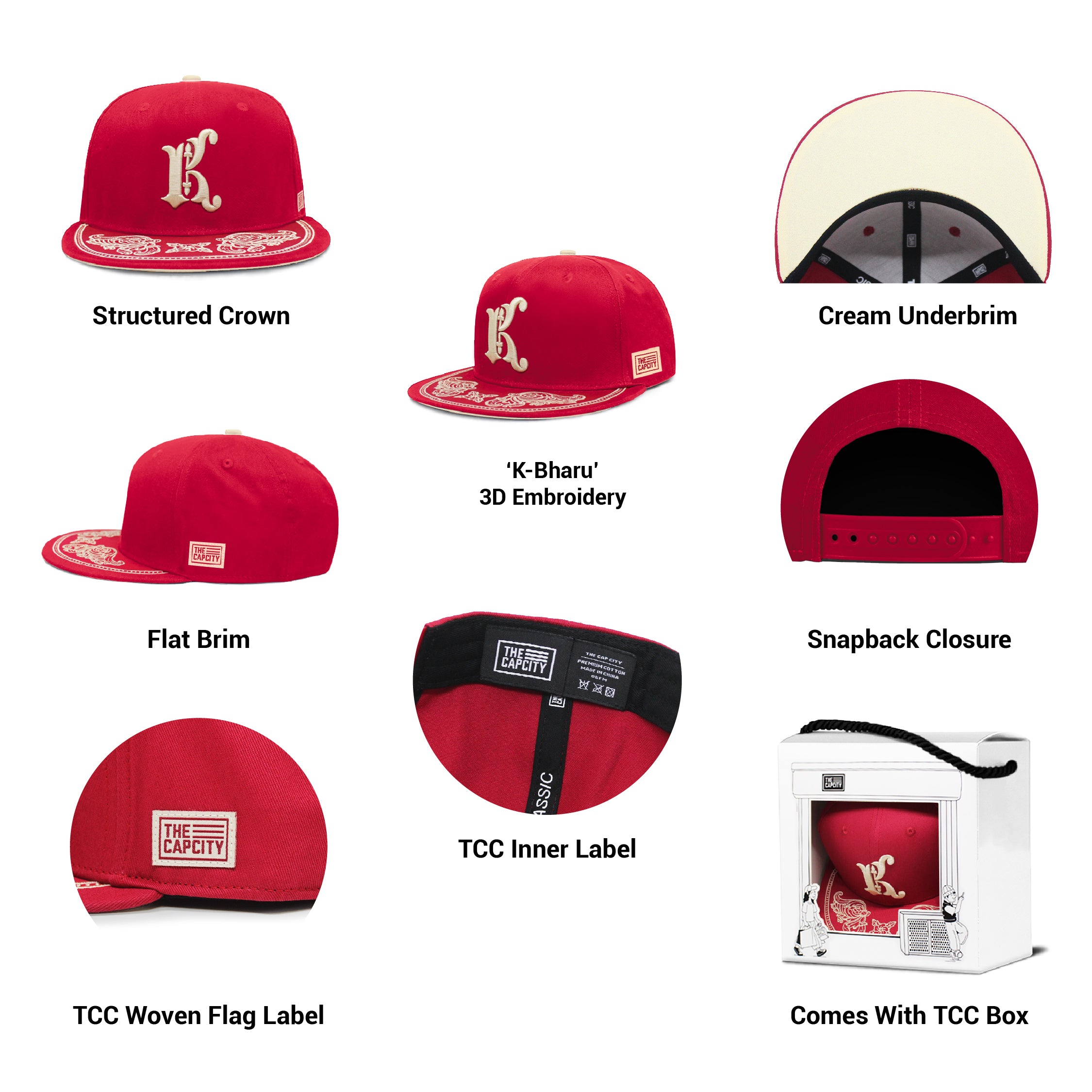 TCC K-BHARU CLASSIC SNAPBACK COLLECTION