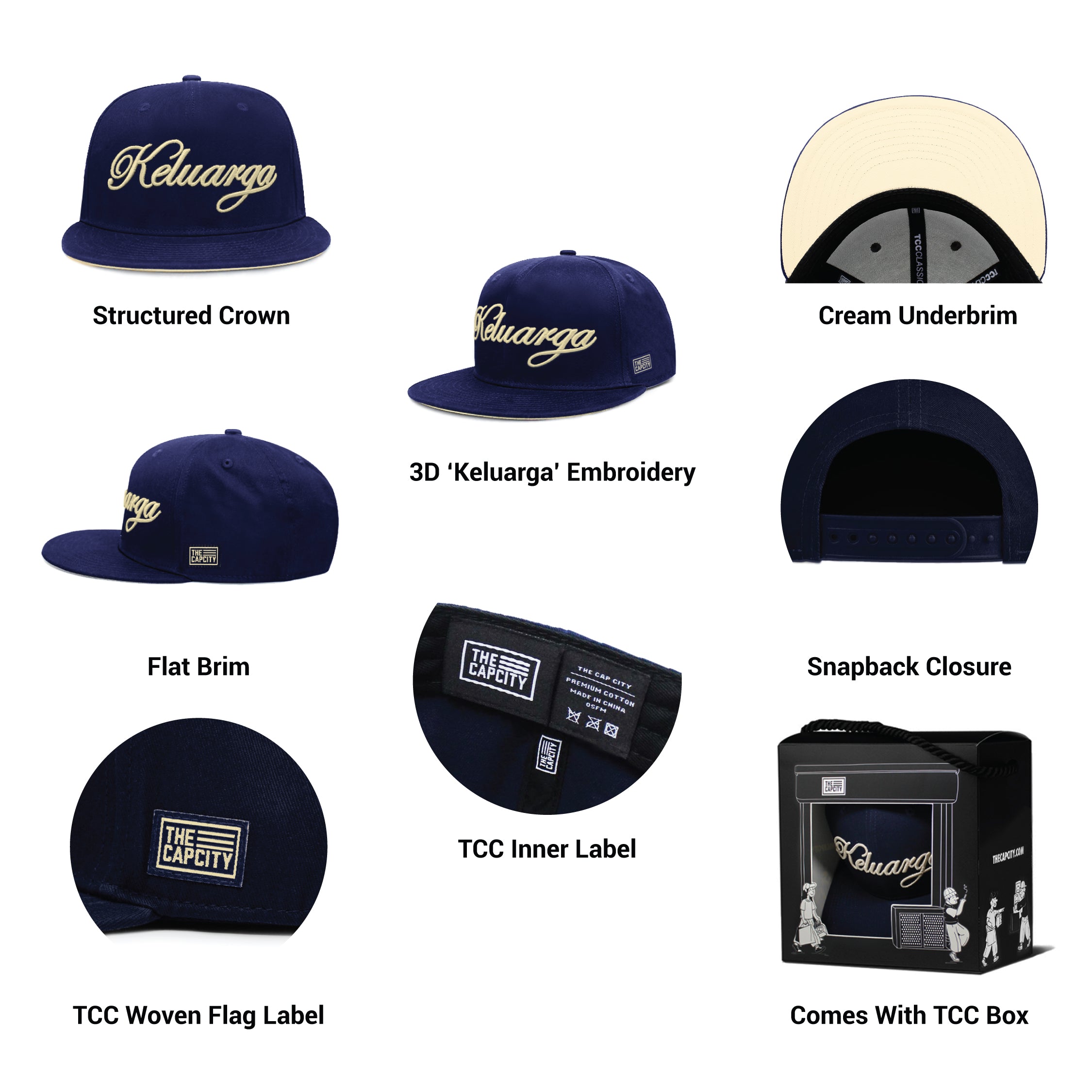 TCC KELUARGA CLASSIC SNAPBACK CAP COLLECTION