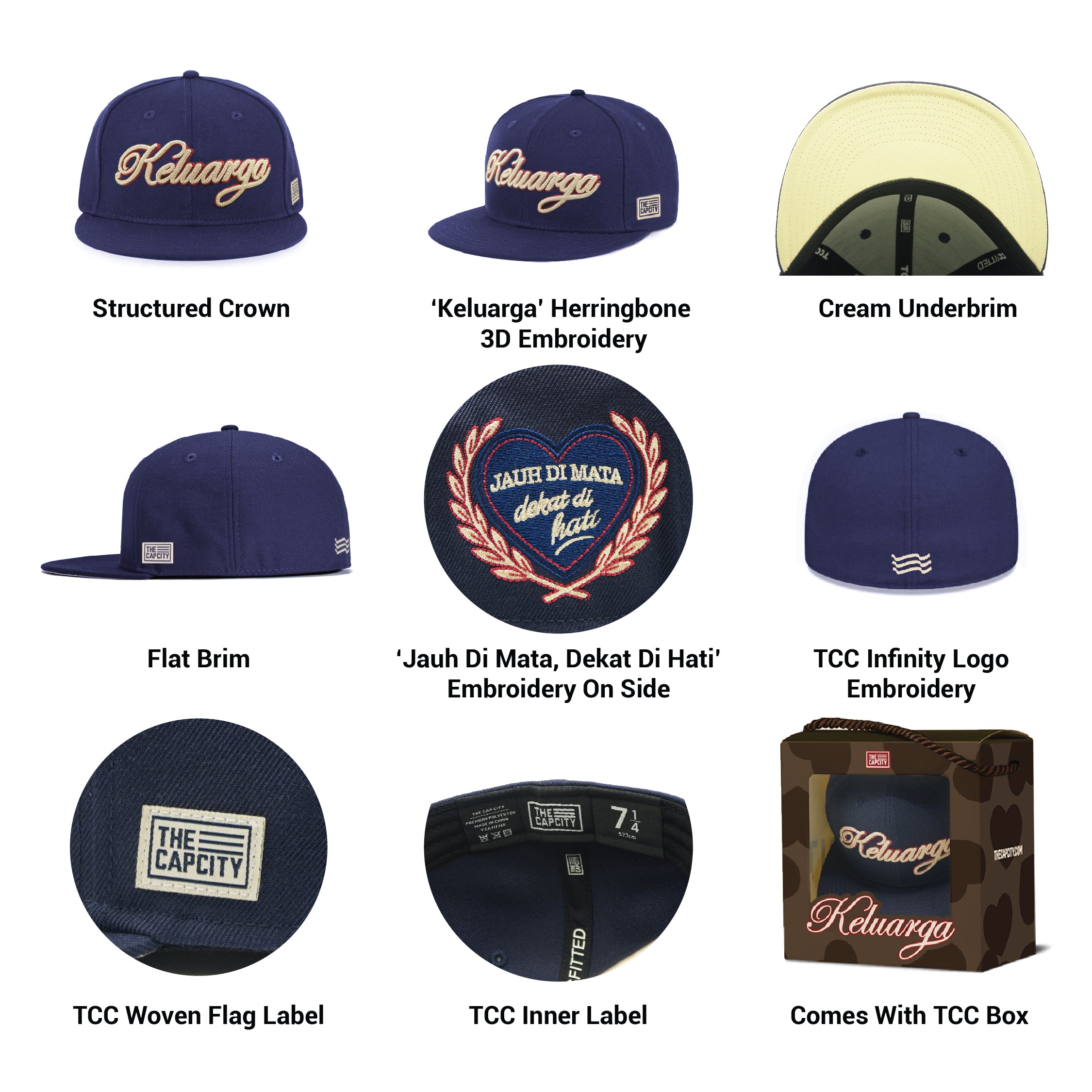 TCC KELUARGA FITTED CAP COLLECTION