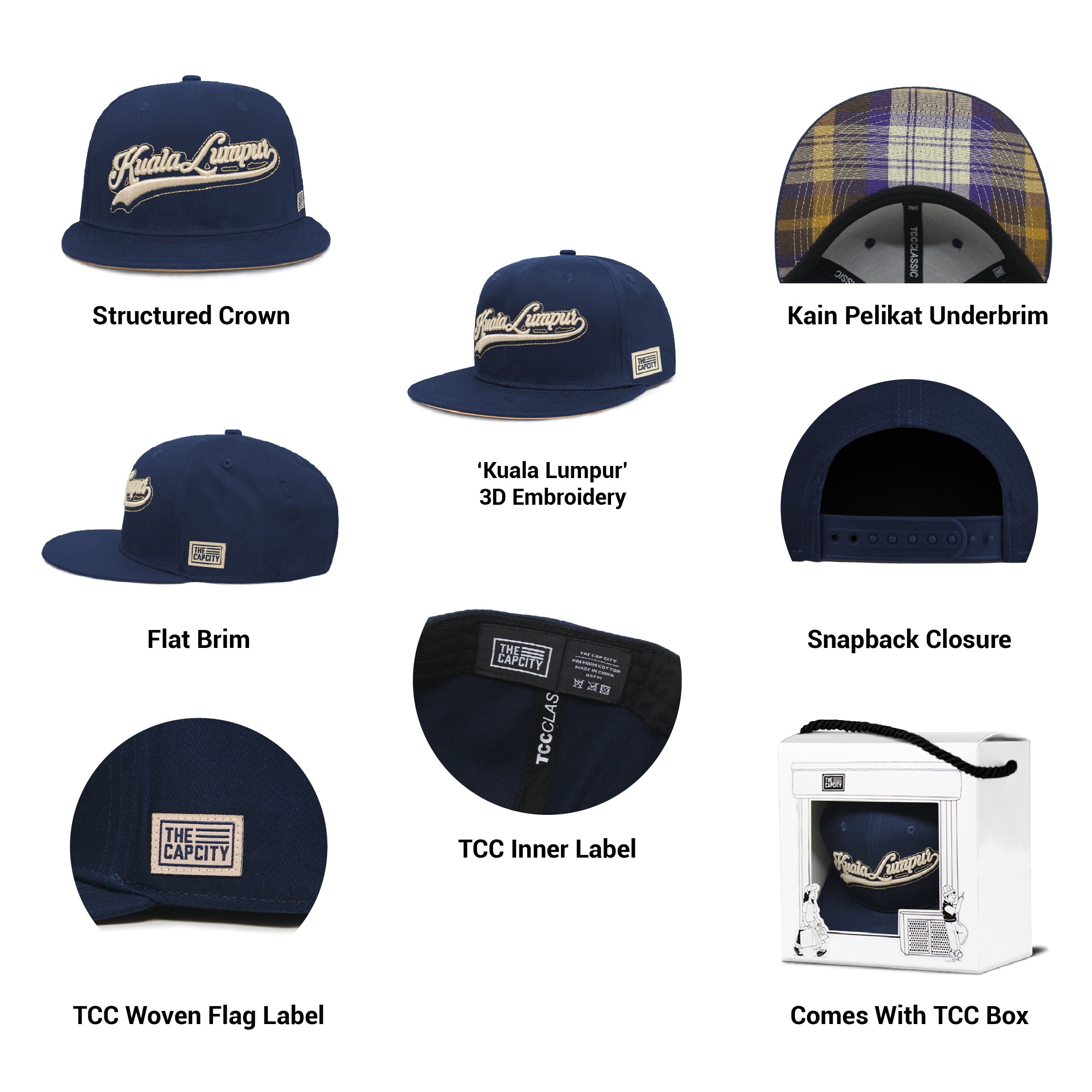 TCC KUALA LUMPUR CLASSIC SNAPBACK COLLECTION