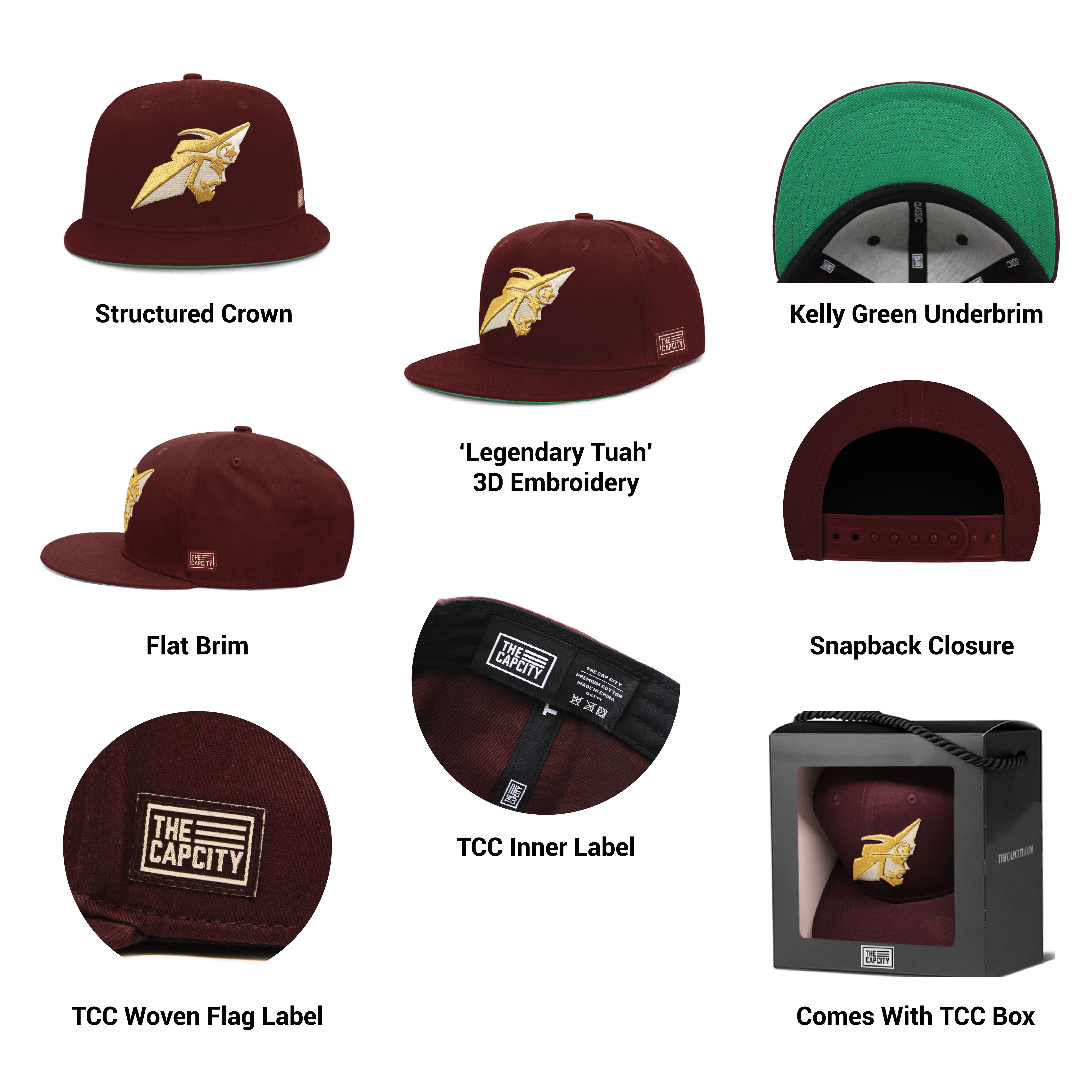 TCC LEGENDARY TUAH CLASSIC SNAPBACK COLLECTION