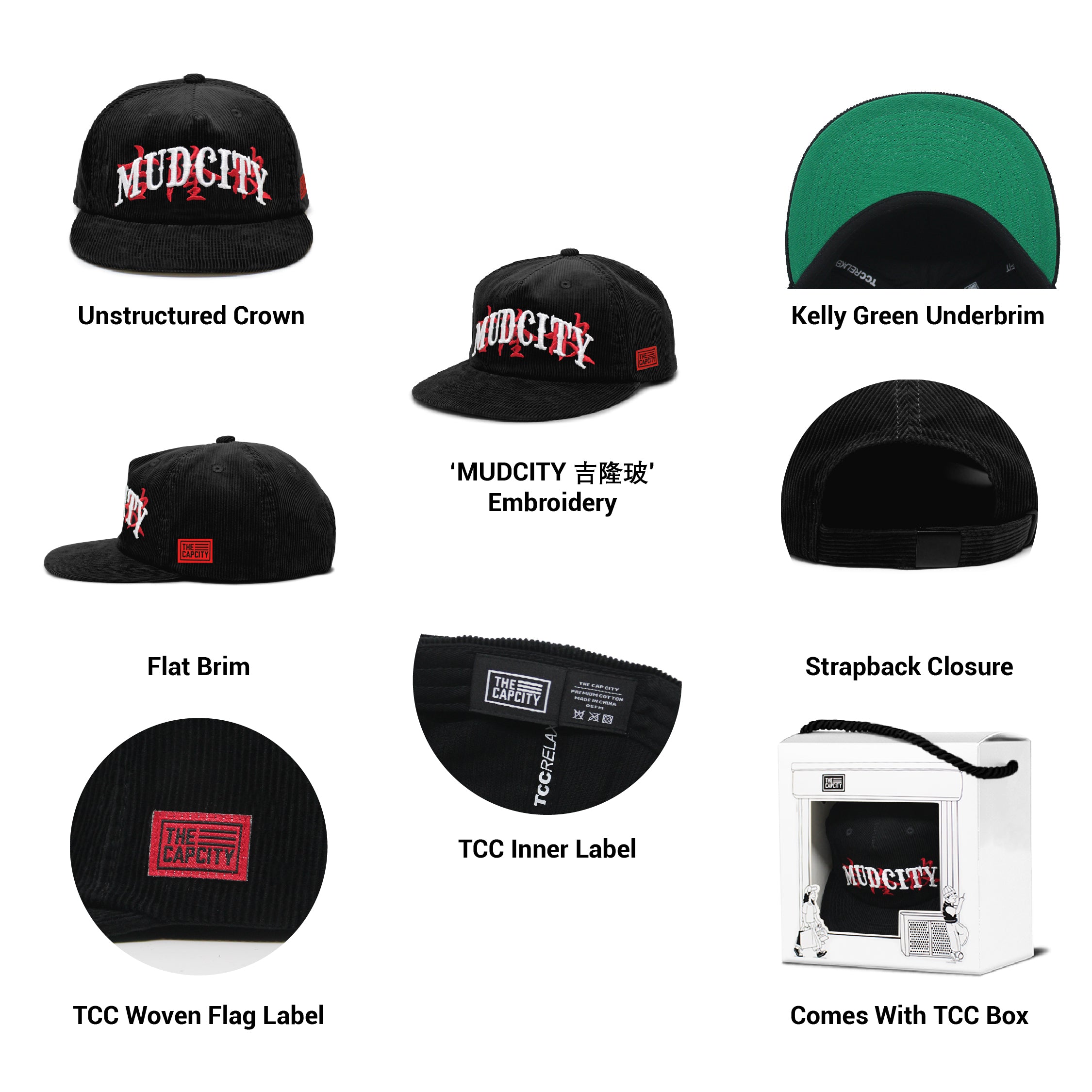 TCC MUDCITY RELAXED-FIT STRAPBACK
