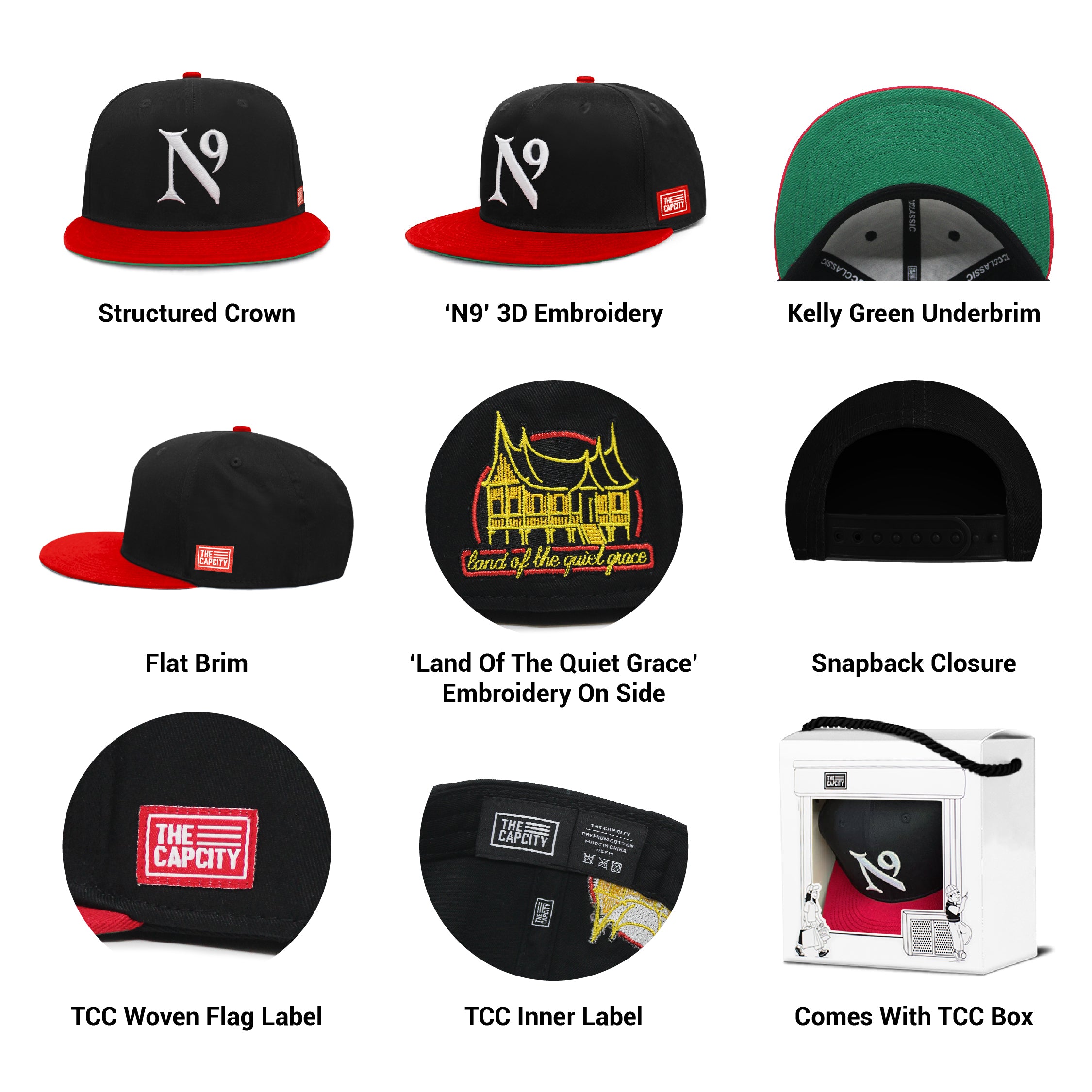 TCC N9 LAND OF THE QUIET GRACE CLASSIC SNAPBACK