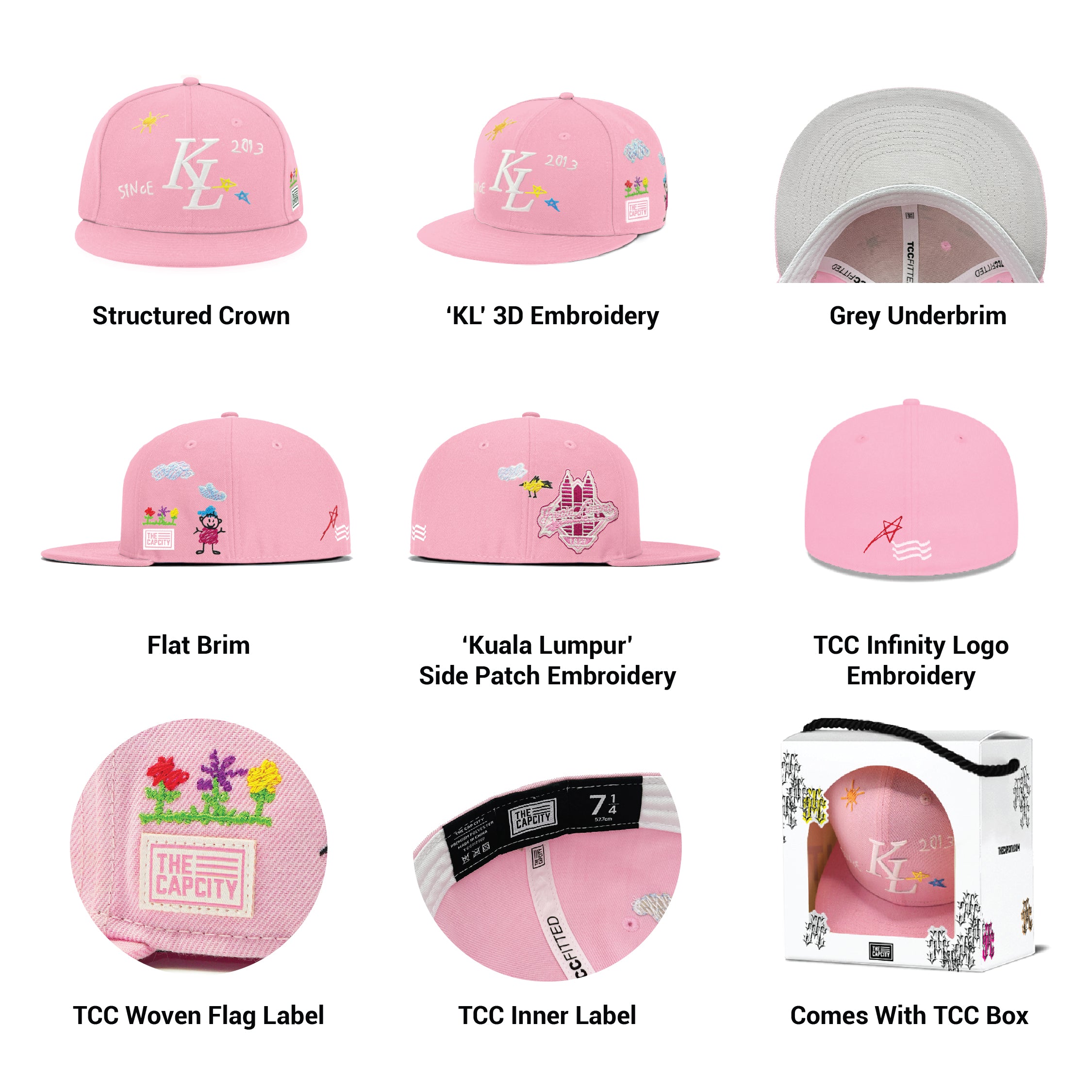 TCC KL LEGACY 'NEVER GROW UP' FITTED CAP