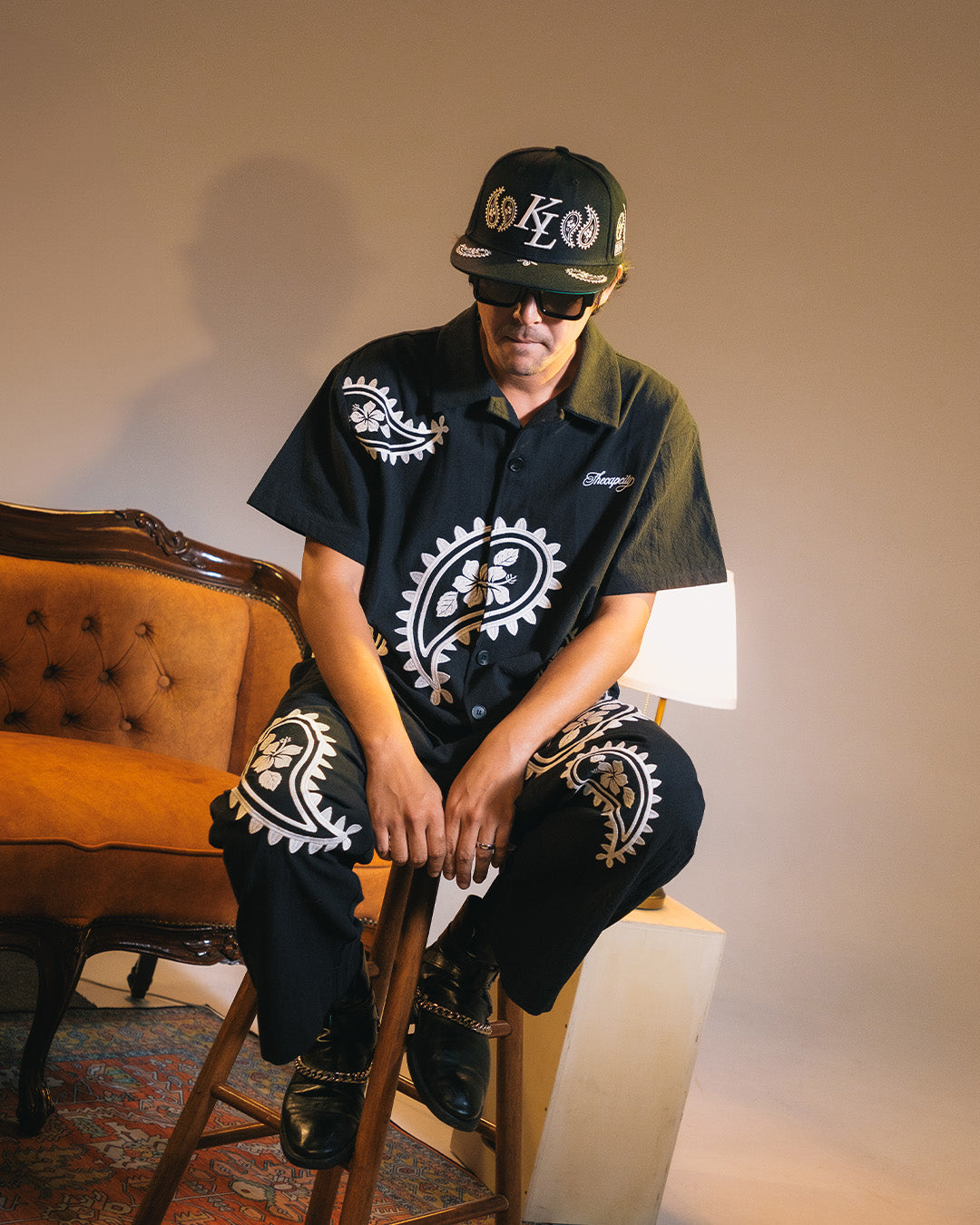 TCC PAISLEY BUNGA RAYA FITTED CAP COLLECTION