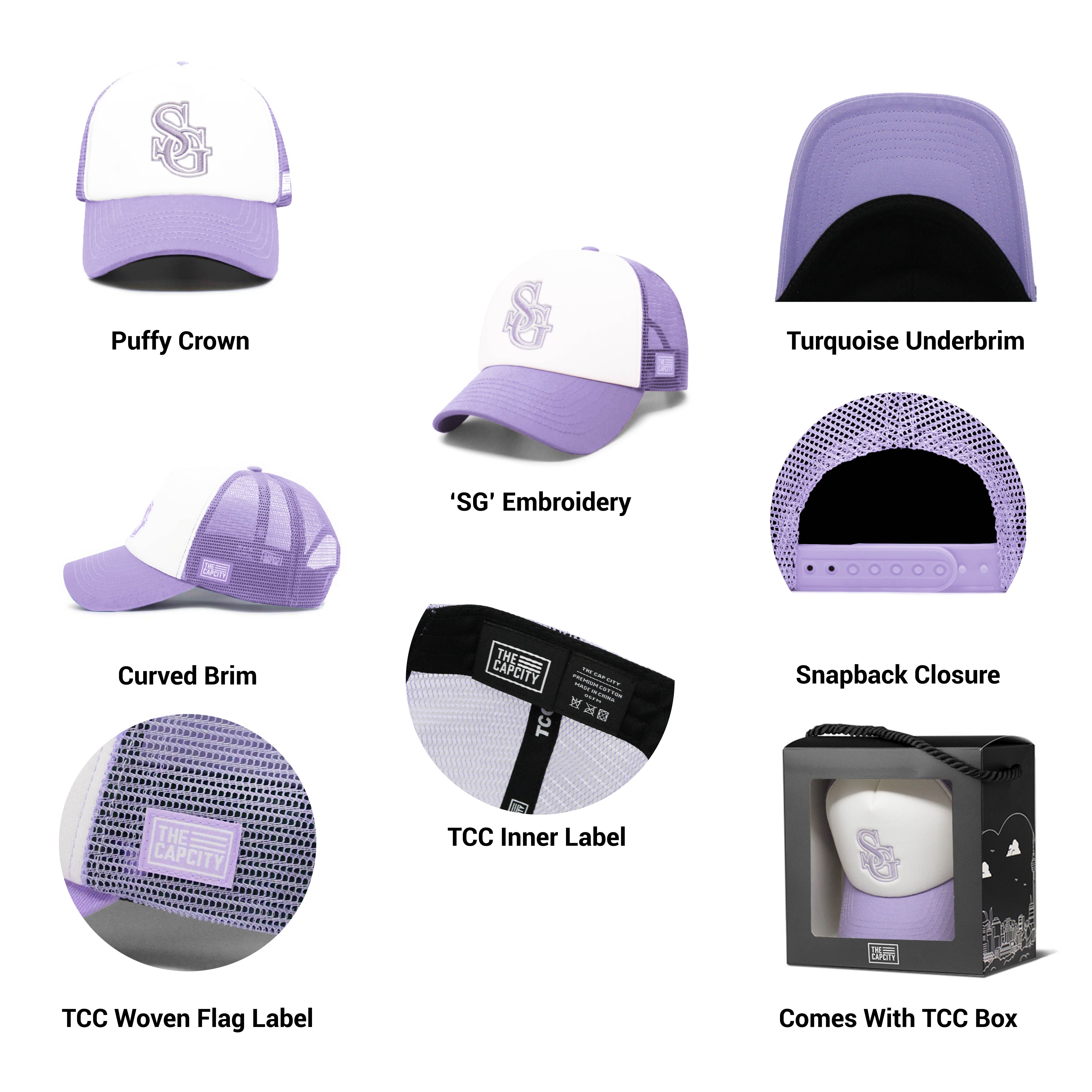 TCC PUFFY TRUCKER PASTEL COLLECTION