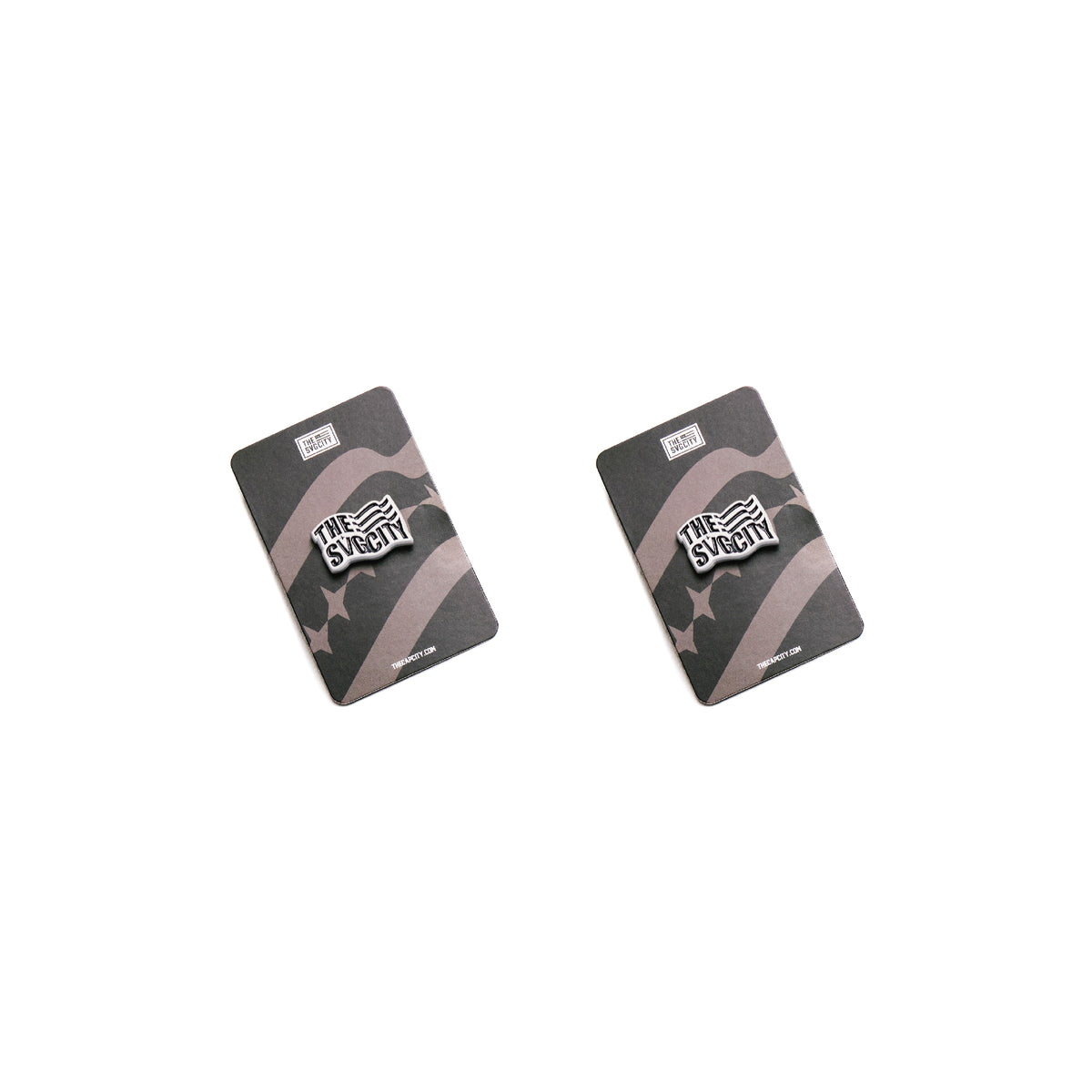 TCC X SVG WAVING FLAG PINS