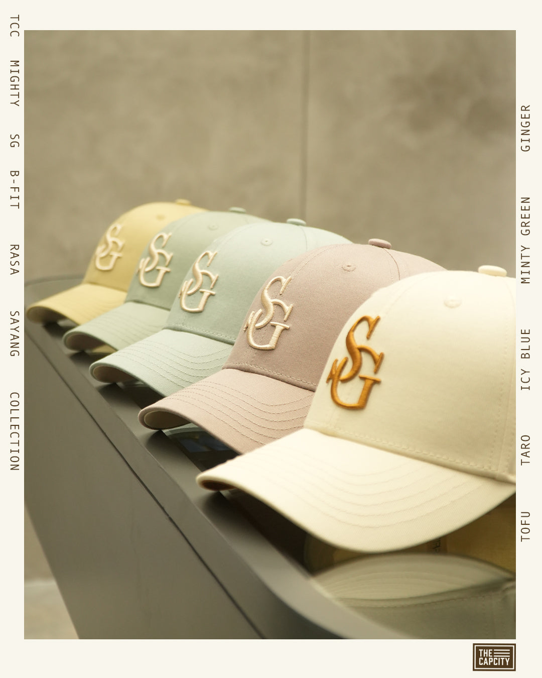 TCC 'MIGHTY SG' B-FIT STRAPBACK CAP COLLECTION