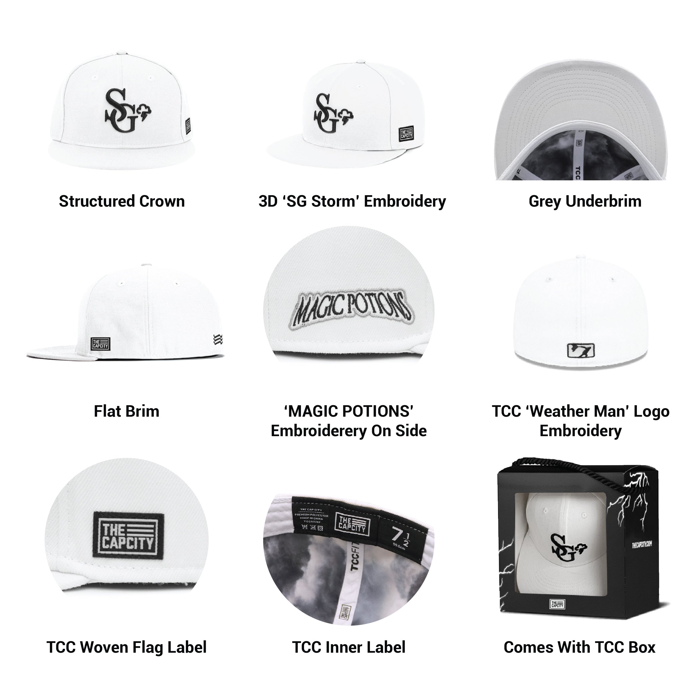 TCC X ALYPH “THE STORM CITY” FITTED CAP COLLECTION