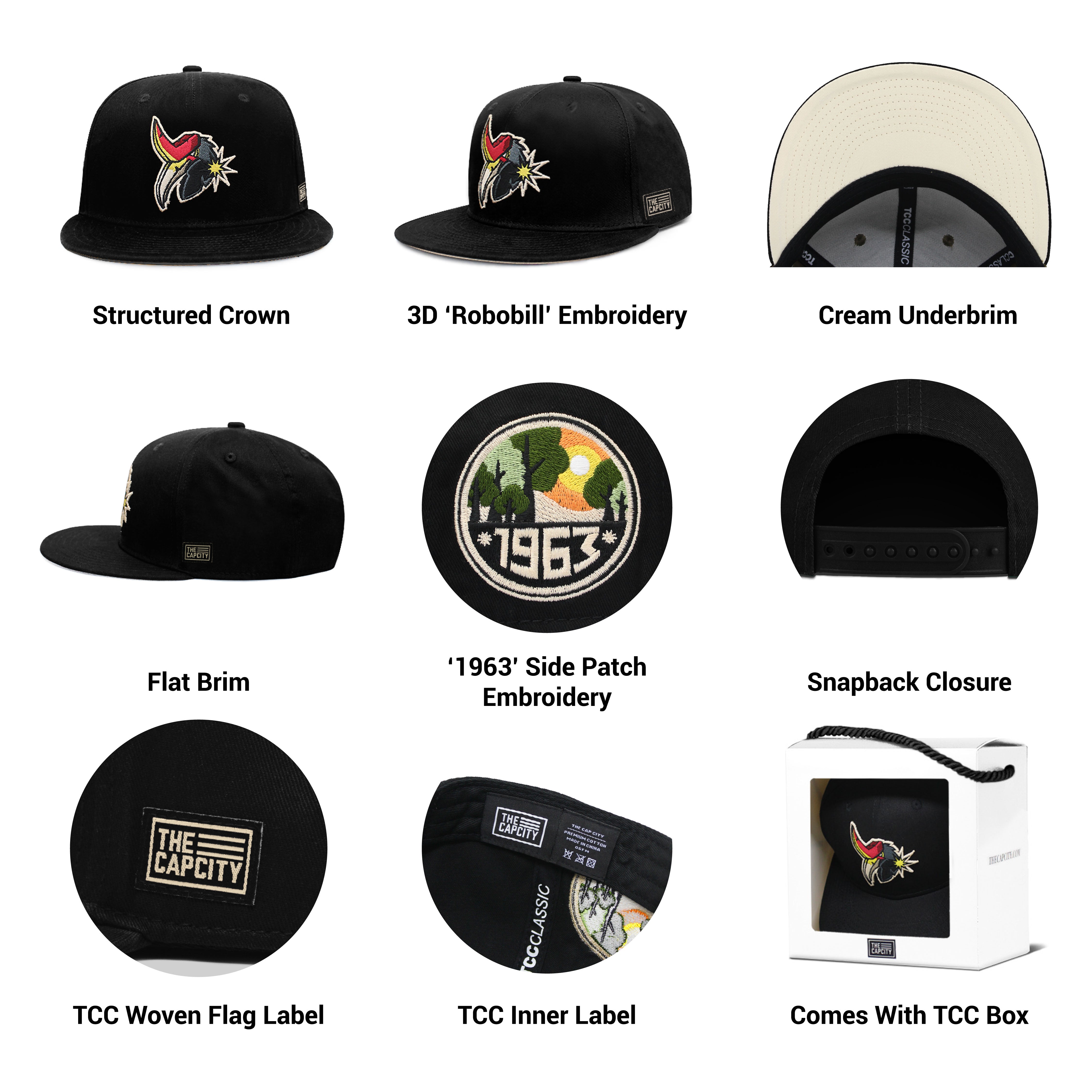 TCC ROBOBILL ALL STYLE CAP COLLECTION