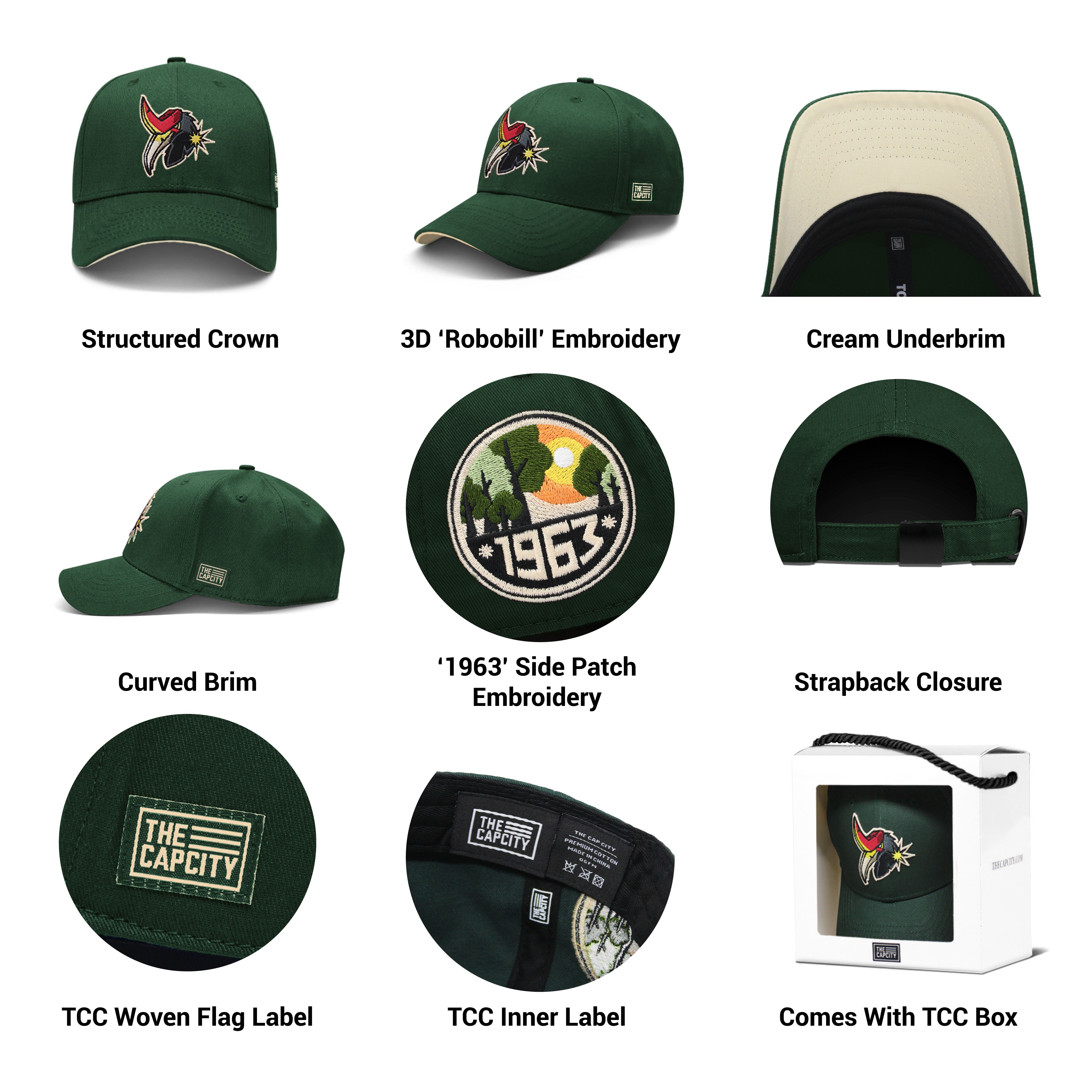 TCC ROBOBILL ALL STYLE CAP COLLECTION