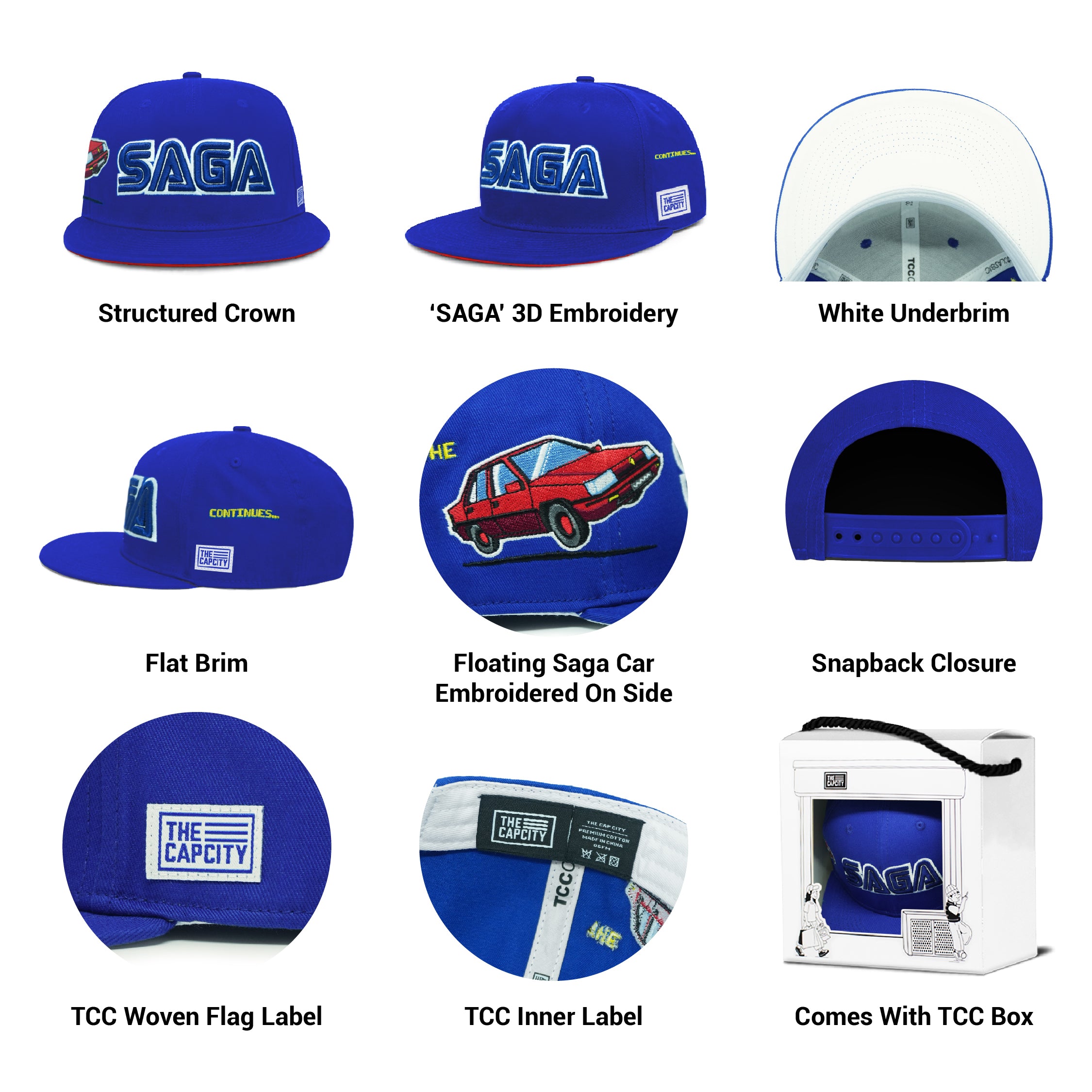 TCC SAGA CLASSIC SNAPBACK COLLECTION