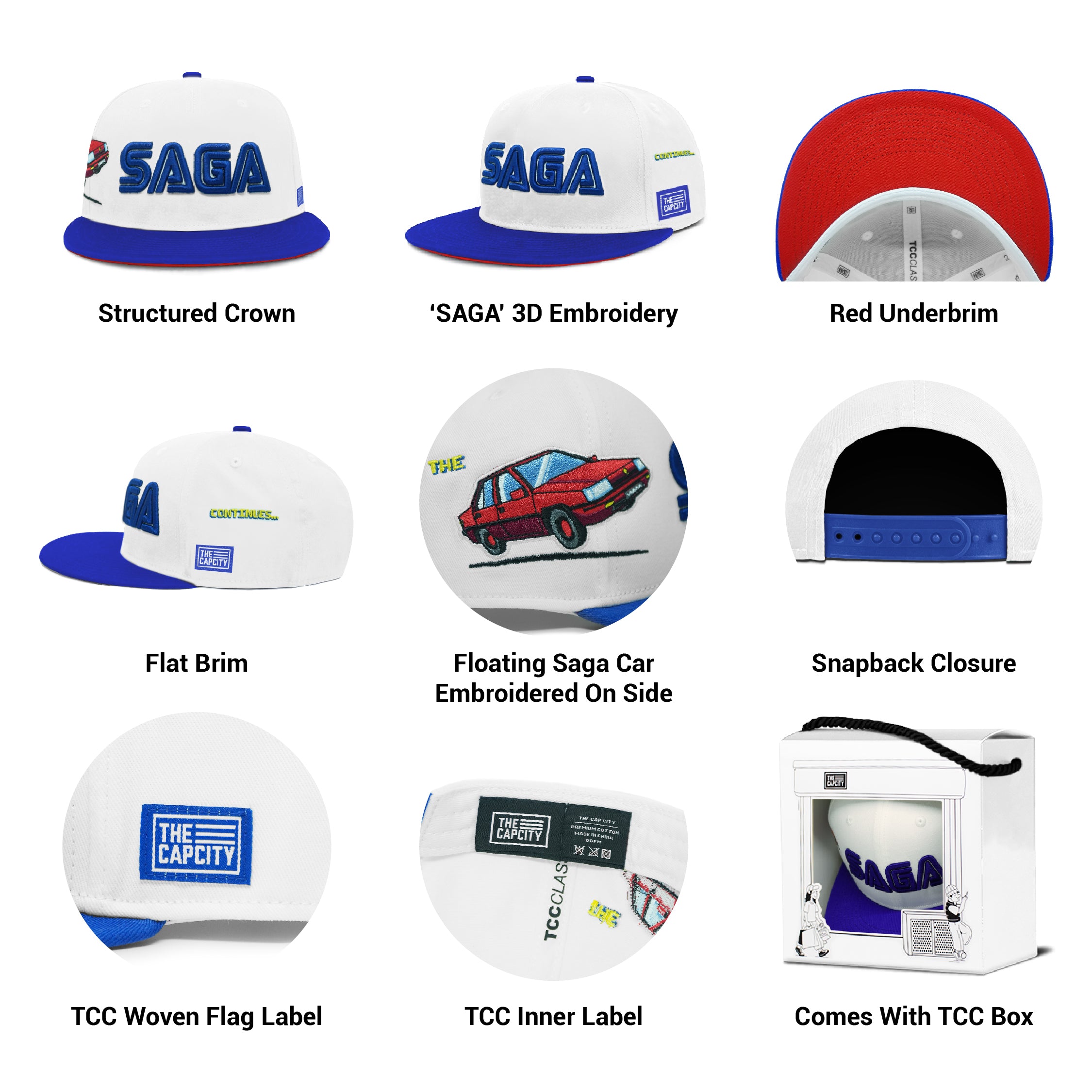 TCC SAGA CLASSIC SNAPBACK COLLECTION