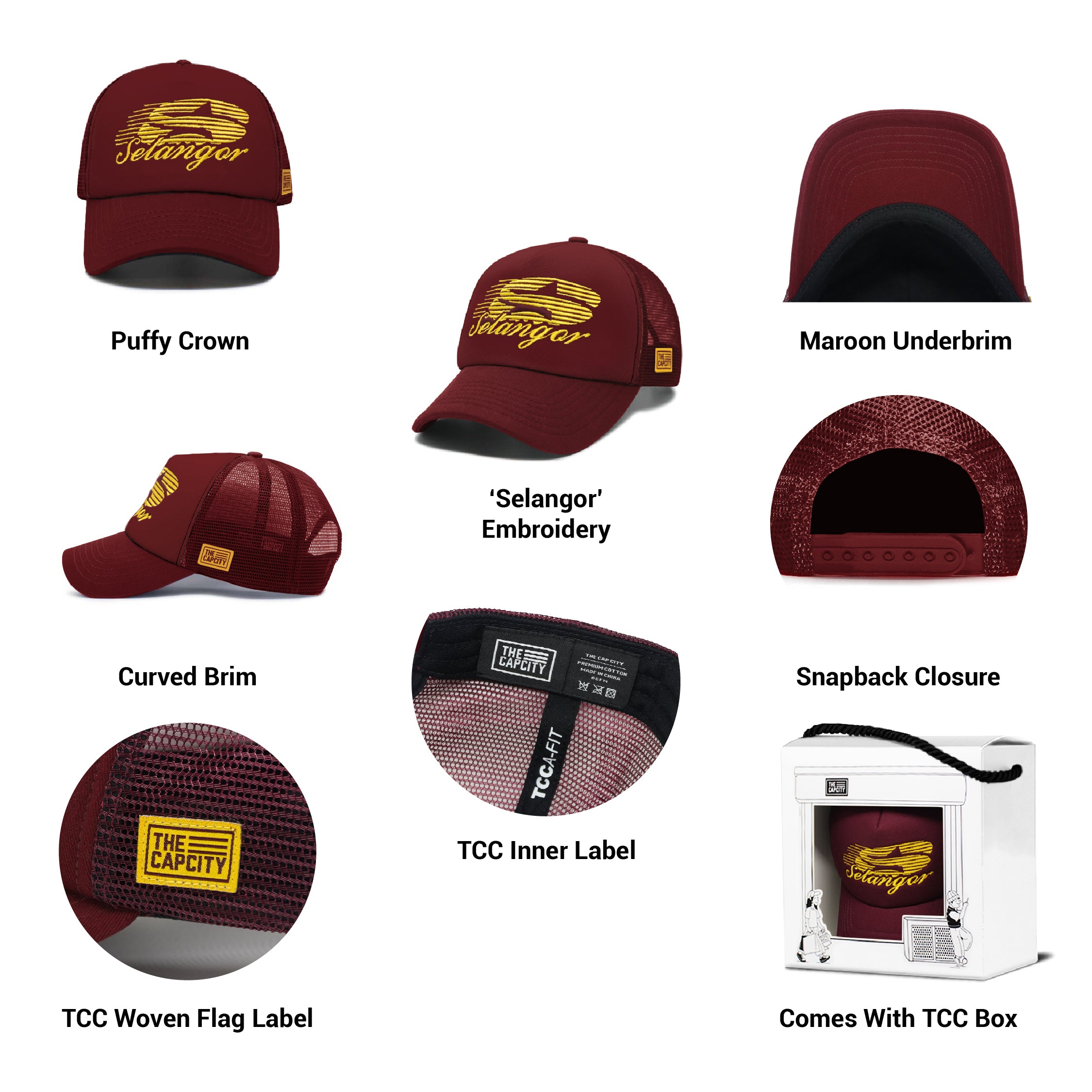 TCC SELANGOR PUFFY TRUCKER SNAPBACK
