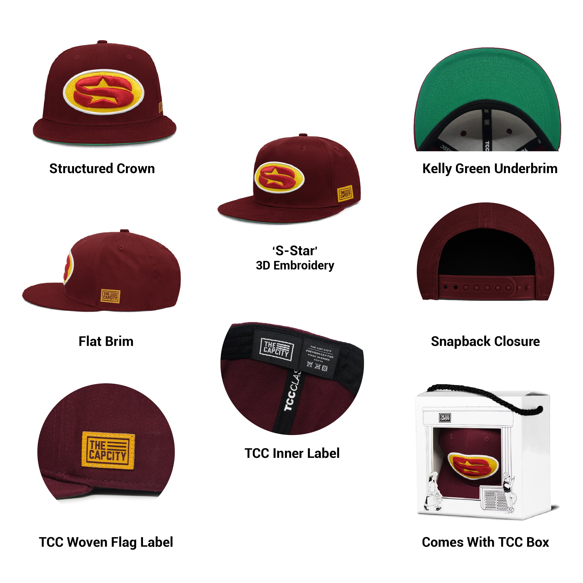 TCC S-STAR CLASSIC SNAPBACK