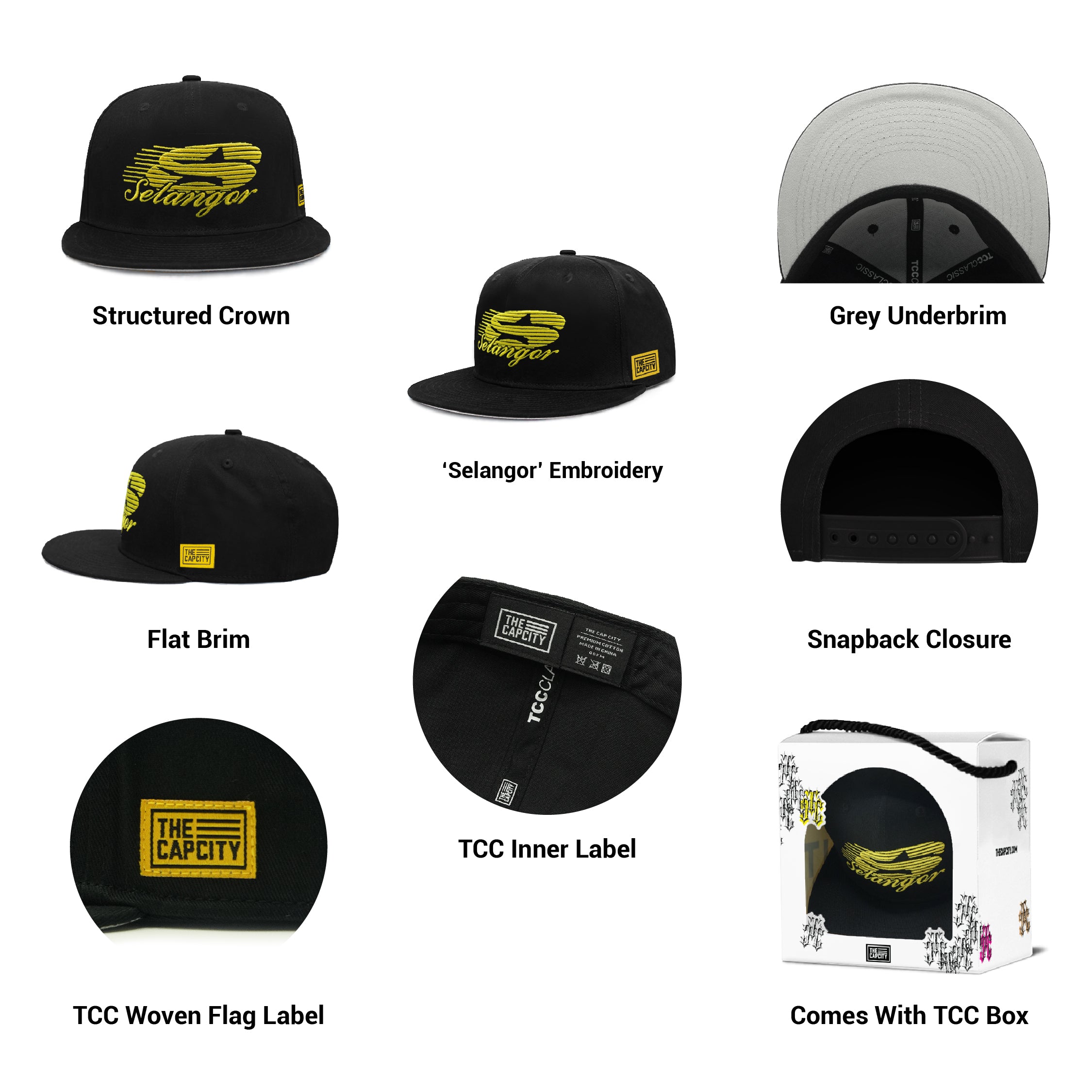 TCC SELANGOR CLASSIC SNAPBACK COLLECTION