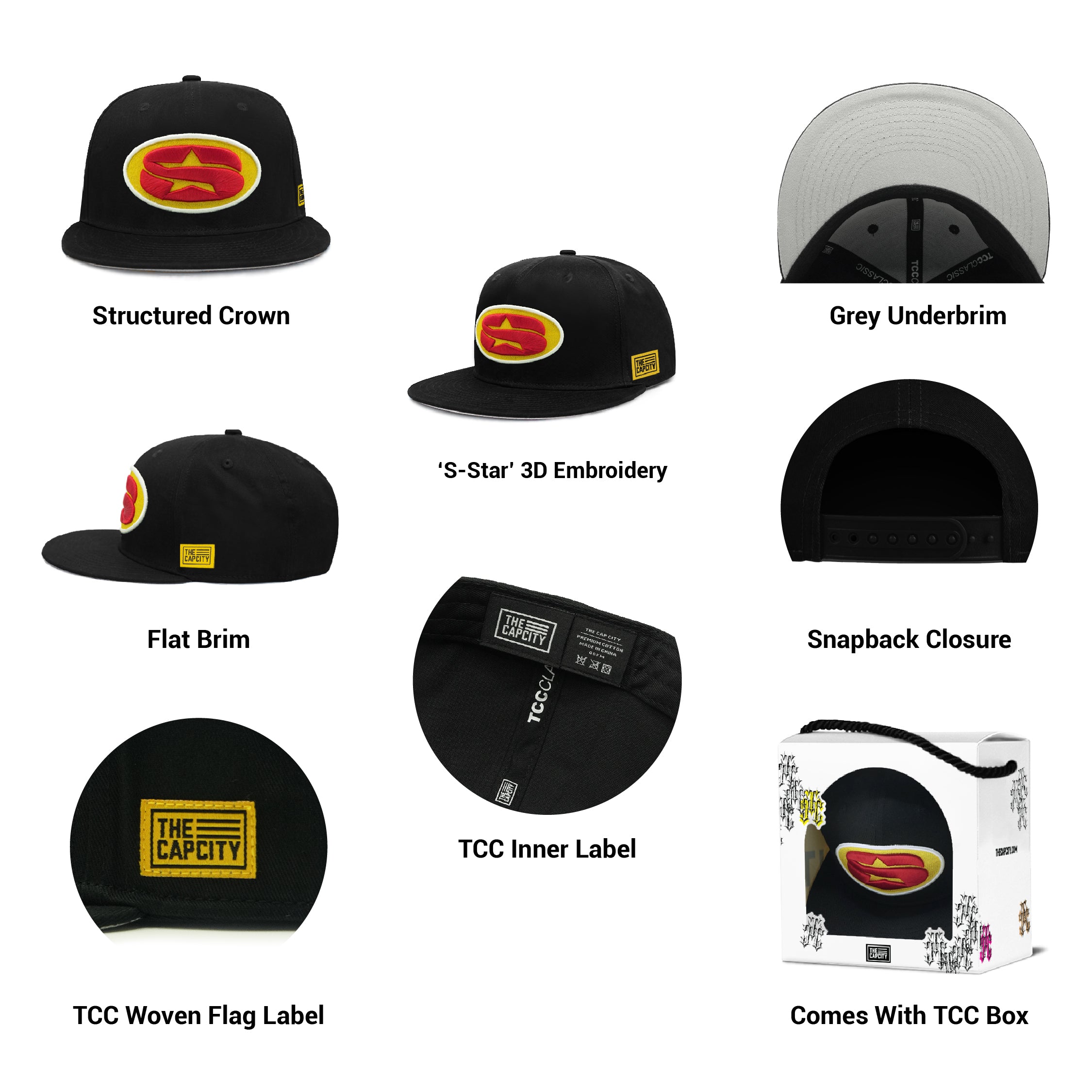 TCC S-STAR CLASSIC SNAPBACK COLLECTION