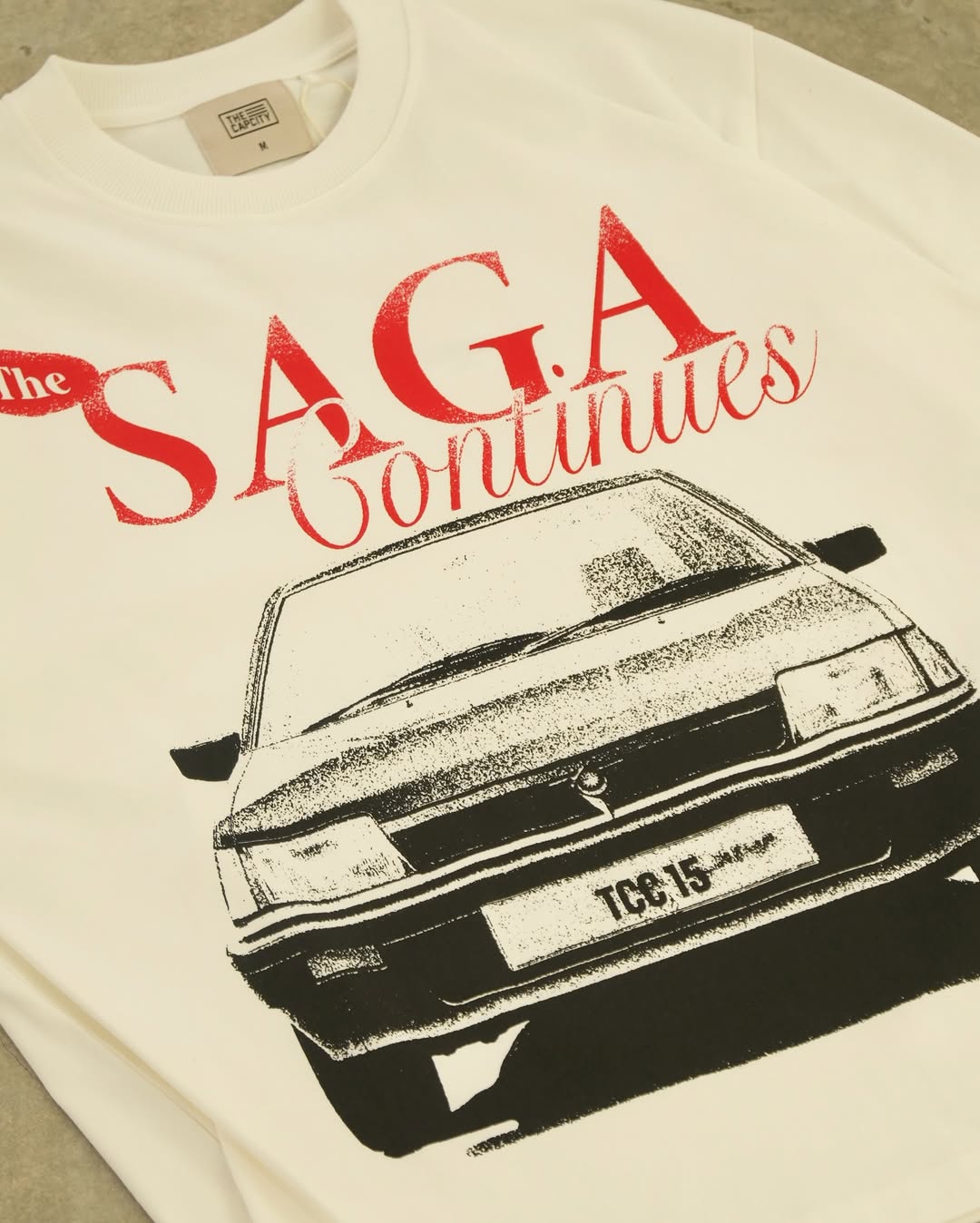 TCC THE SAGA CONTINUES TEE