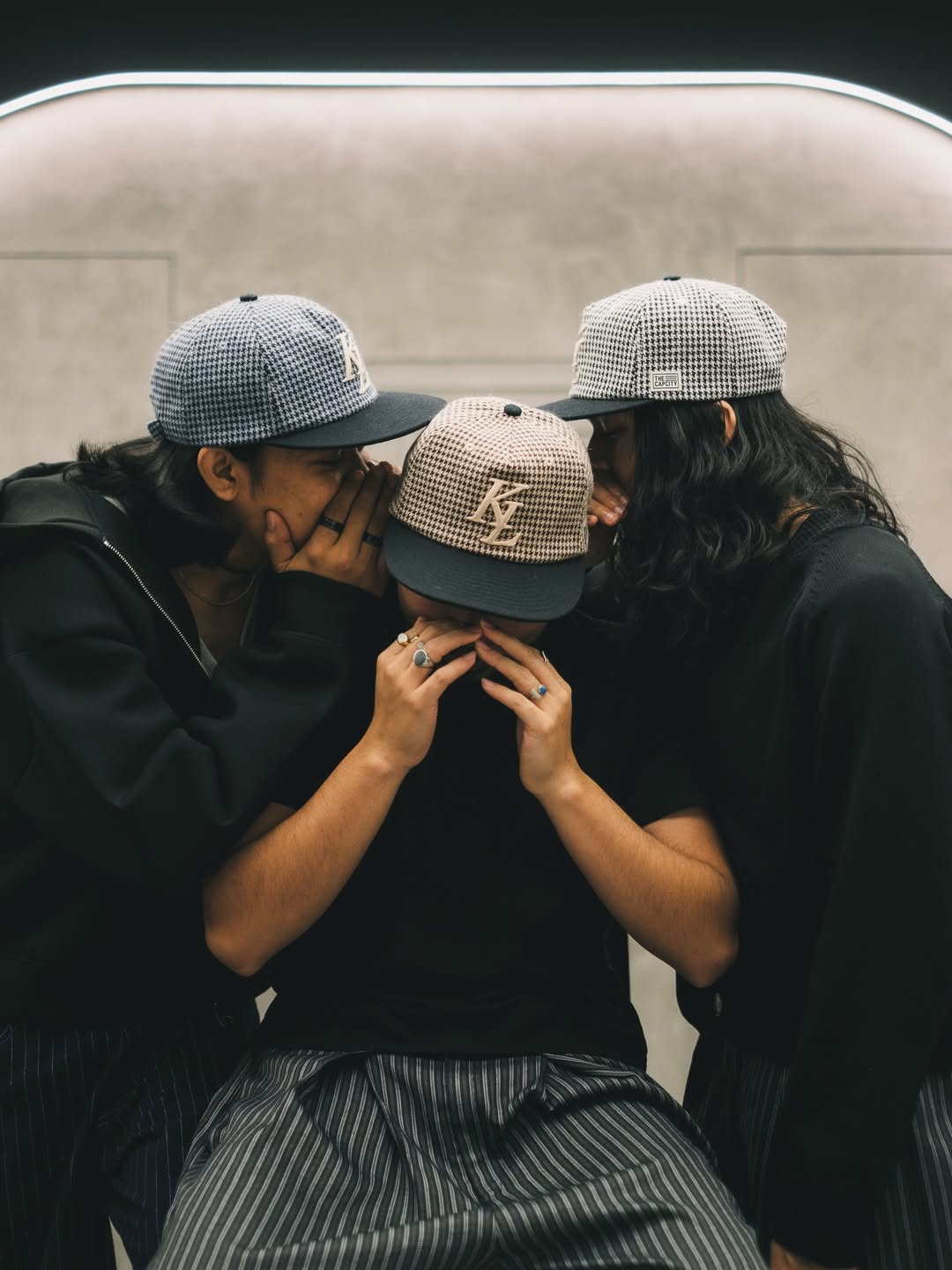 TCC KL LEGACY HOUNDSTOOTH RELAXED-FIT STRAPBACK