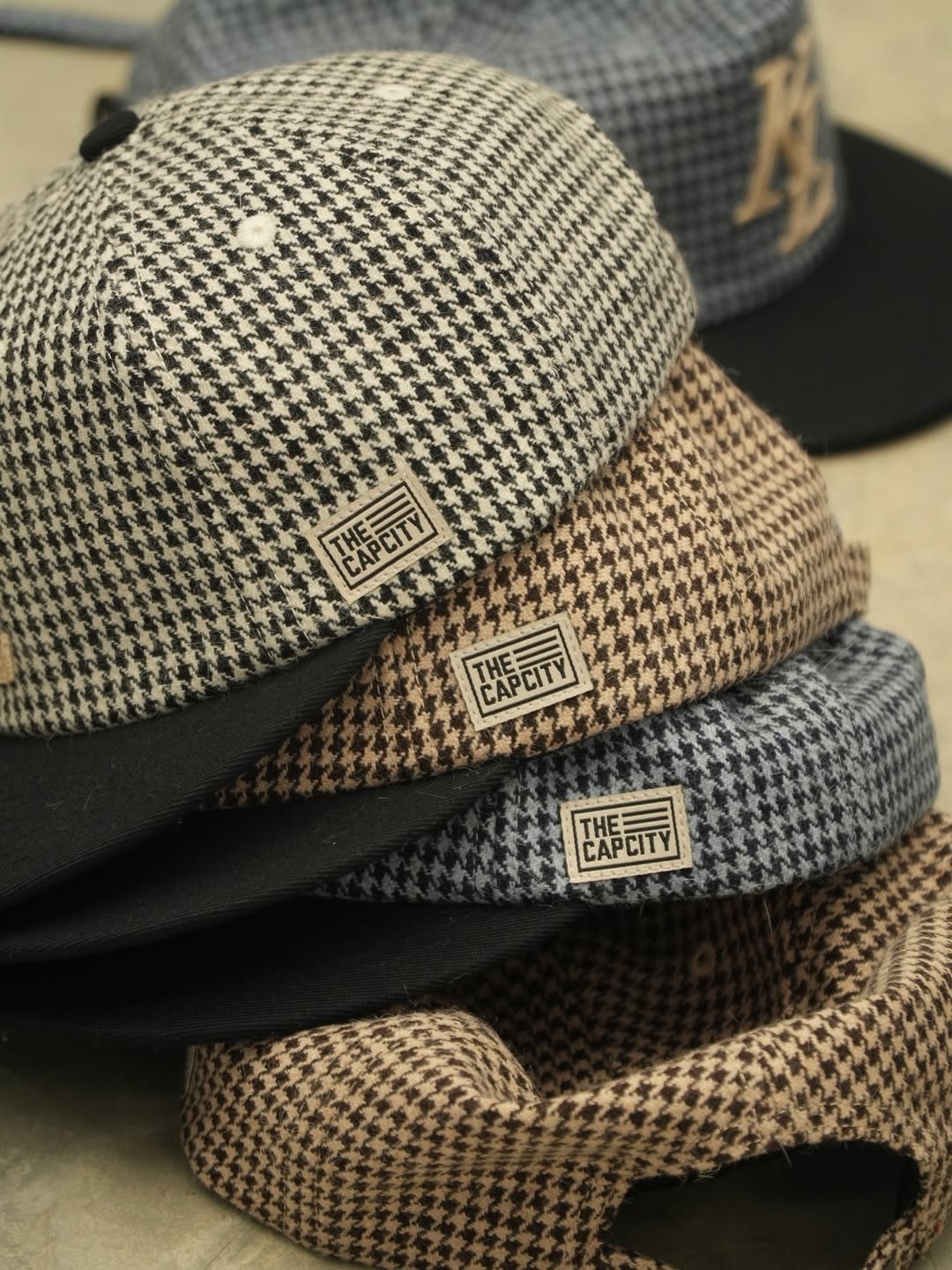 TCC KL LEGACY HOUNDSTOOTH RELAXED-FIT STRAPBACK