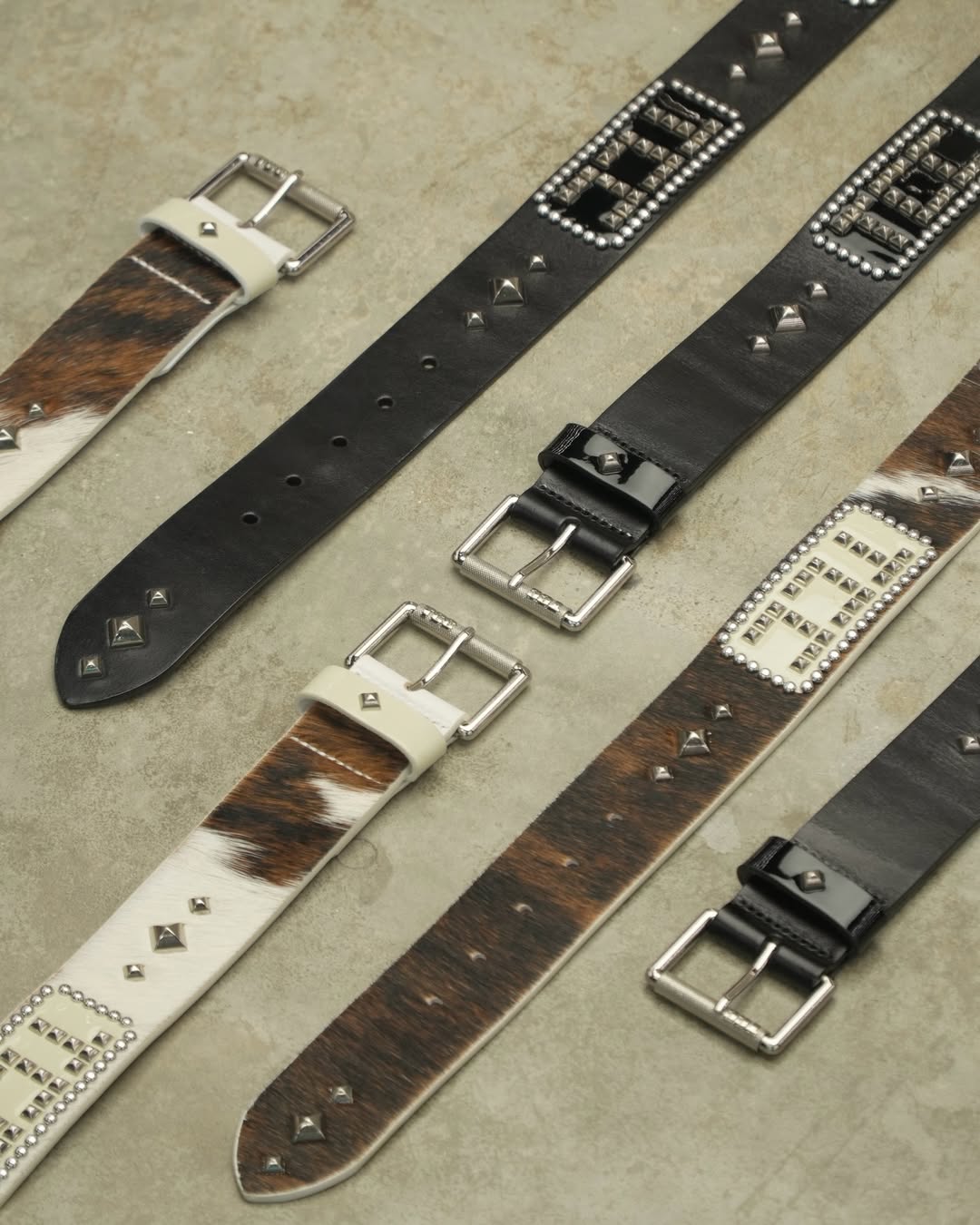 TCC STUDDED LEATHER BELT COLLECTION