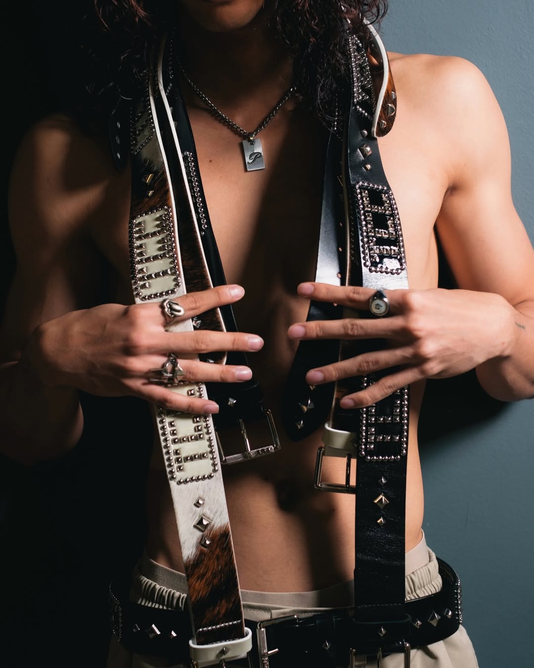 TCC STUDDED LEATHER BELT COLLECTION