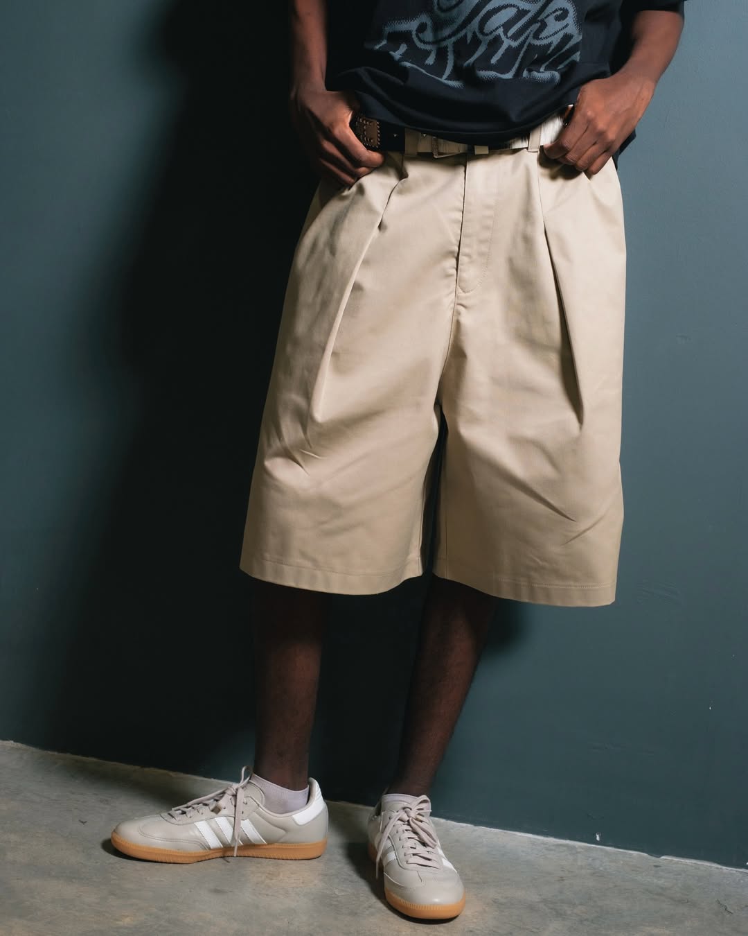 TCC PLEATED WIDE LEG JORTS COLLECTION
