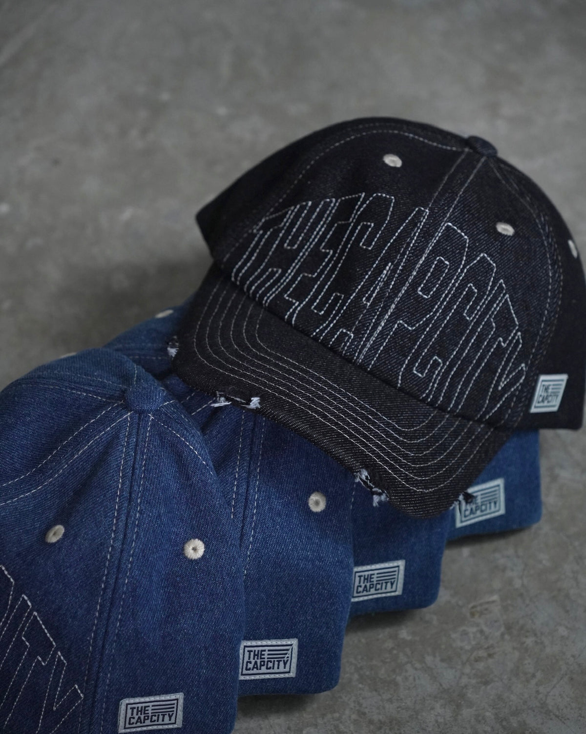 TCC DENIM & STITCHES RELAXED B-FIT STRAPBACK COLLECTION