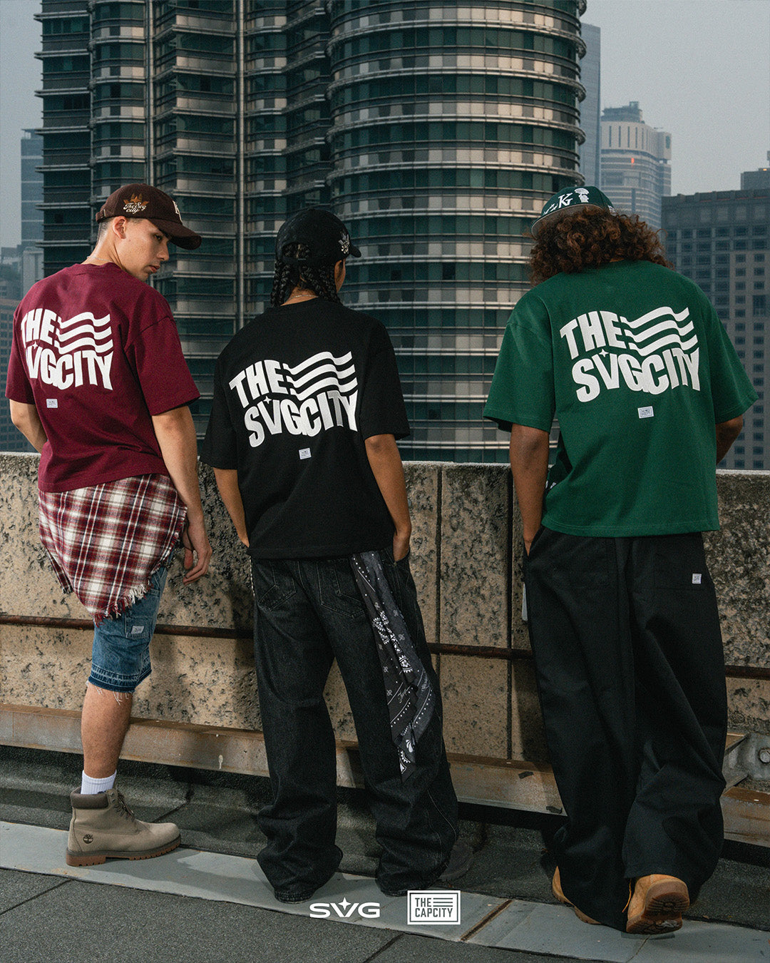 TCC X SVG "THESVGCITY" WAVING FLAG TEE