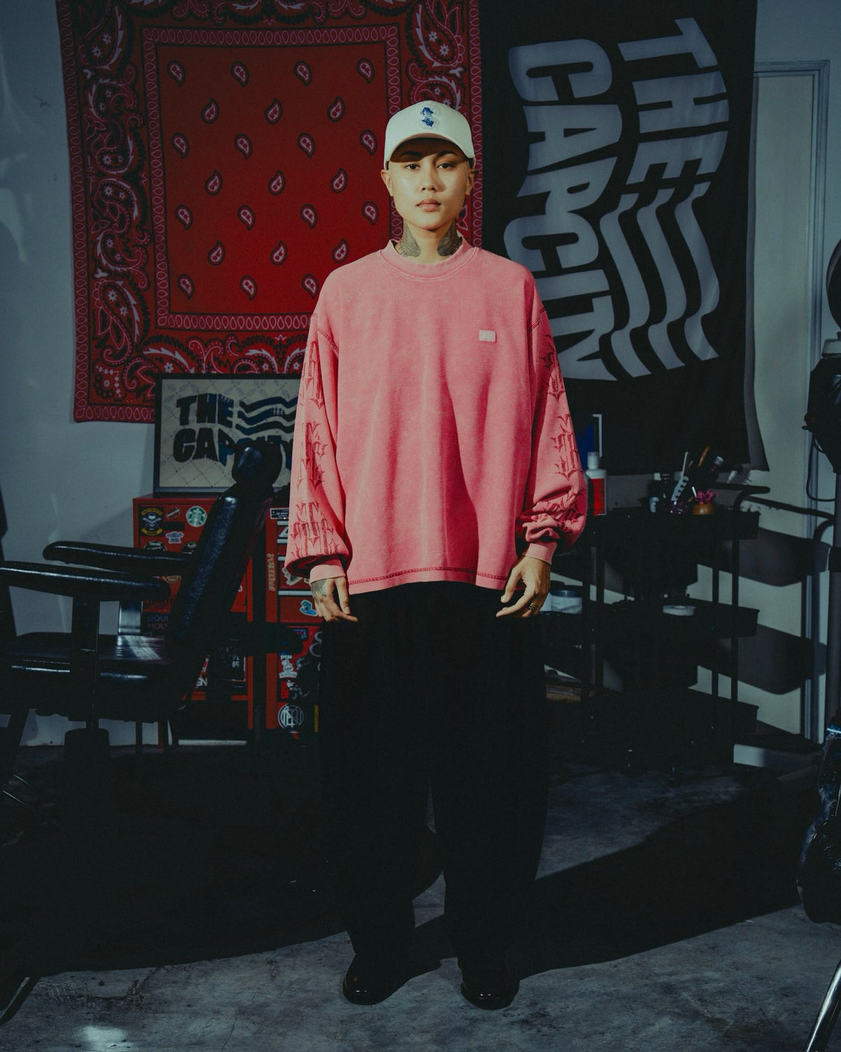 TCC CREST LONG SLEEVE WAFFLE TEE COLLECTION