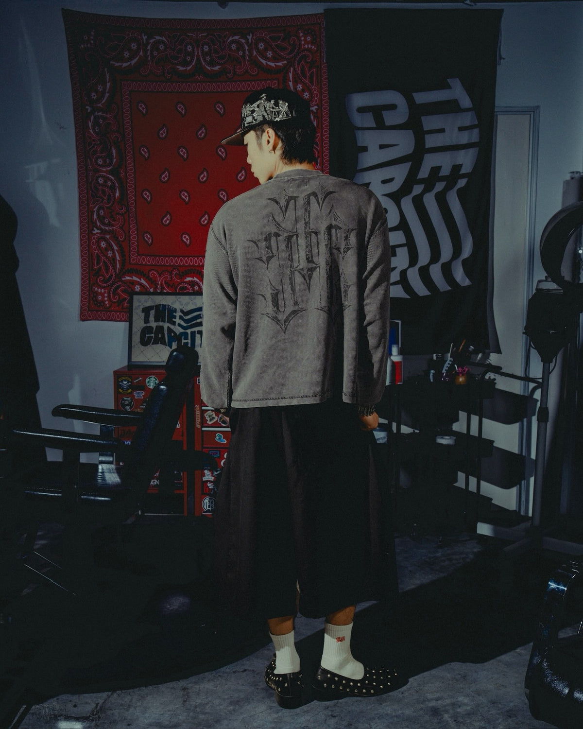 TCC CREST LONG SLEEVE WAFFLE TEE COLLECTION