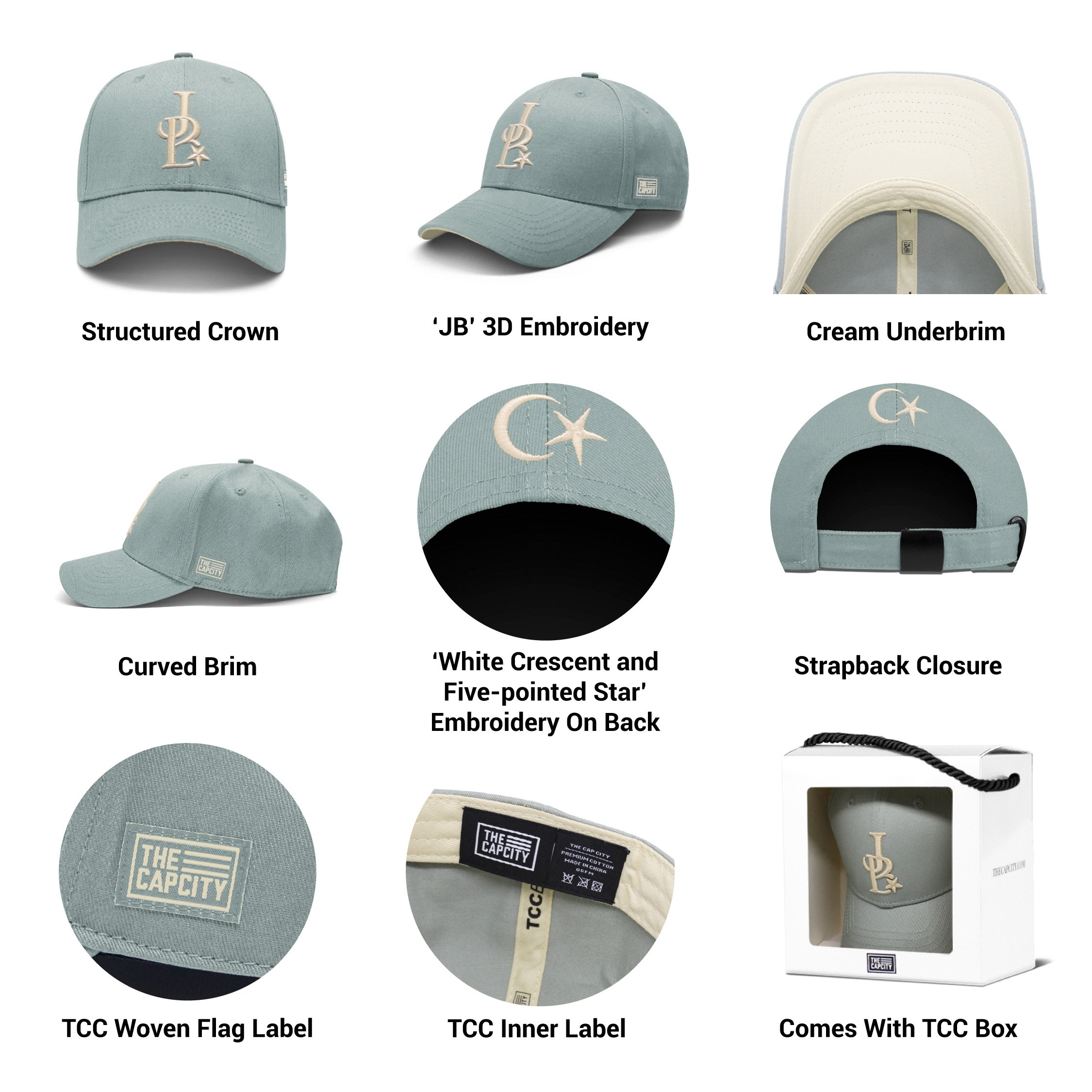 TCC JB B-FIT STRAPBACK CAP COLLECTION