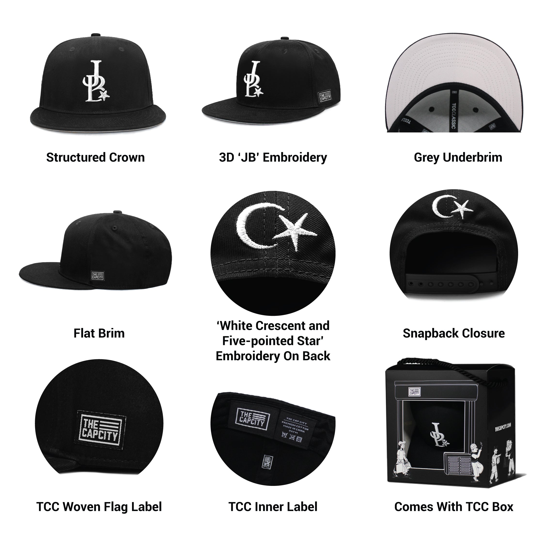 TCC JB CLASSIC SNAPBACK CAP COLLECTION