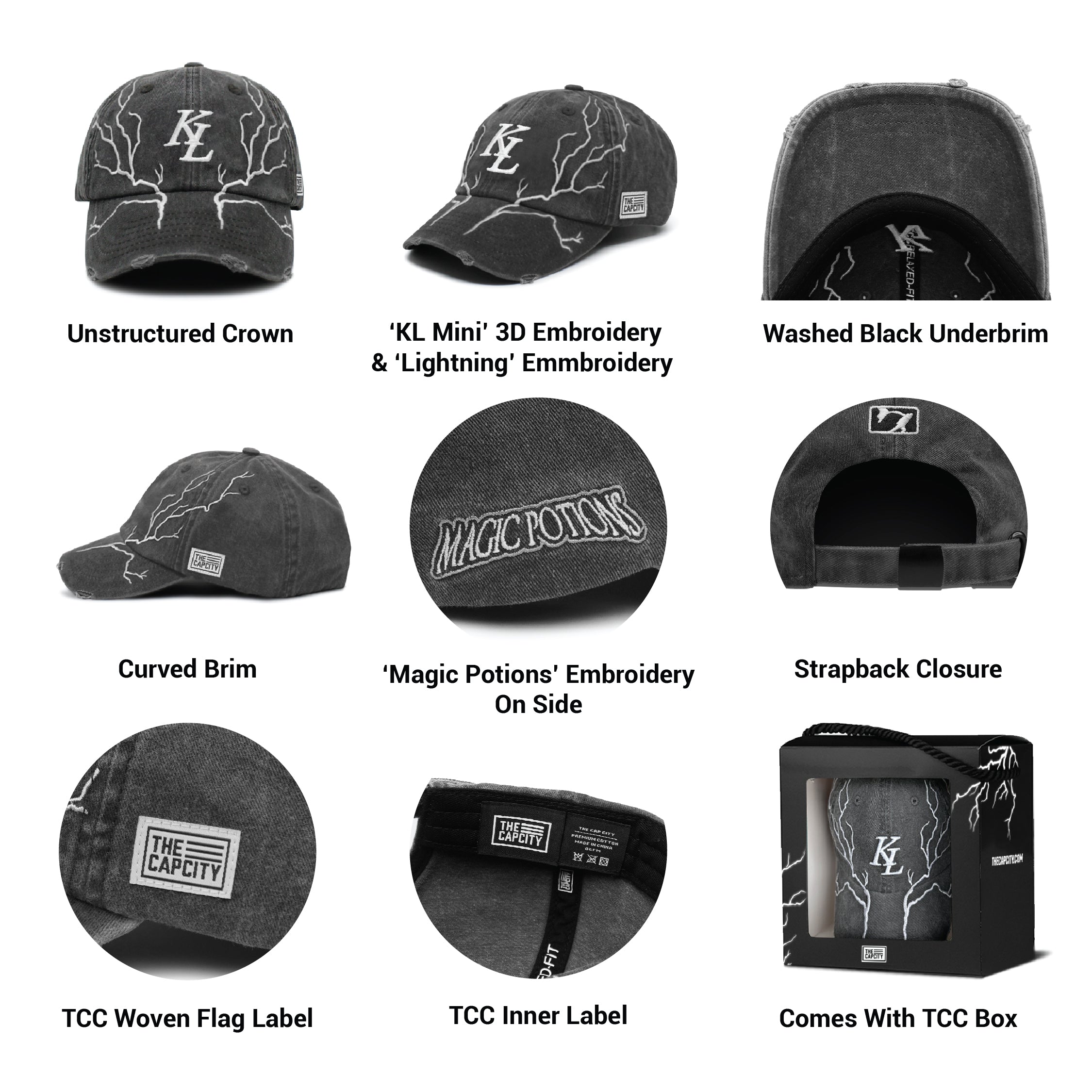 TCC X ALYPH “THE STORM CITY” RELAXED B-FIT STRAPBACK COLLECTION