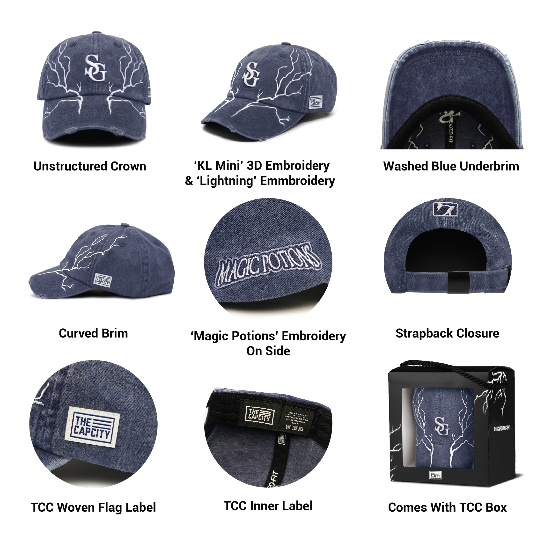 TCC X ALYPH “THE STORM CITY” RELAXED B-FIT STRAPBACK COLLECTION