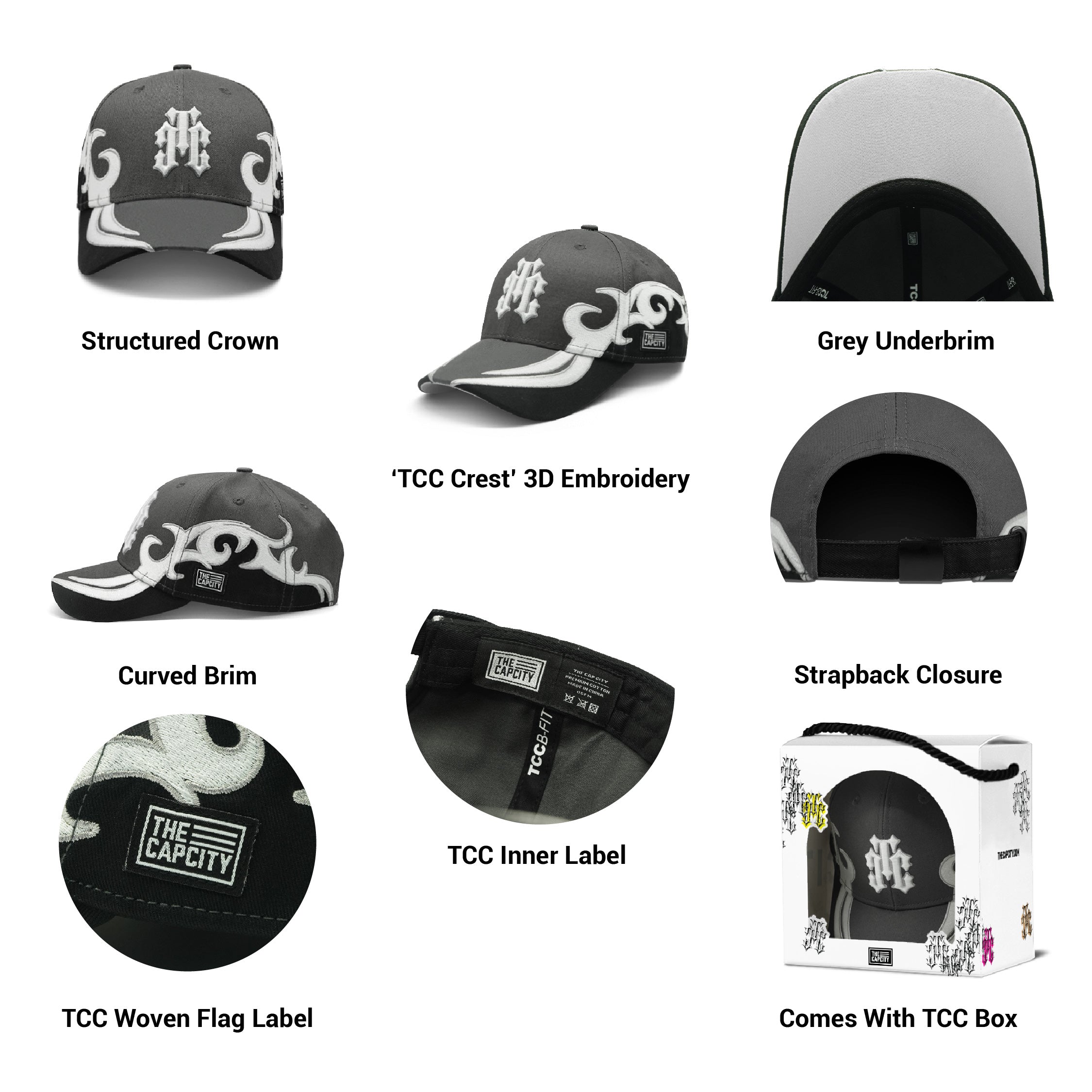 TCC CREST TRIBAL B-FIT STRAPBACK COLLECTION