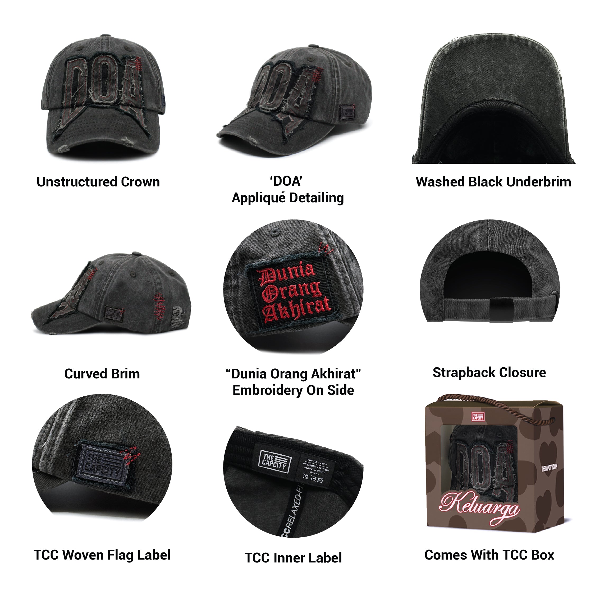 TCC DOA RELAXED B-FIT STRAPBACK