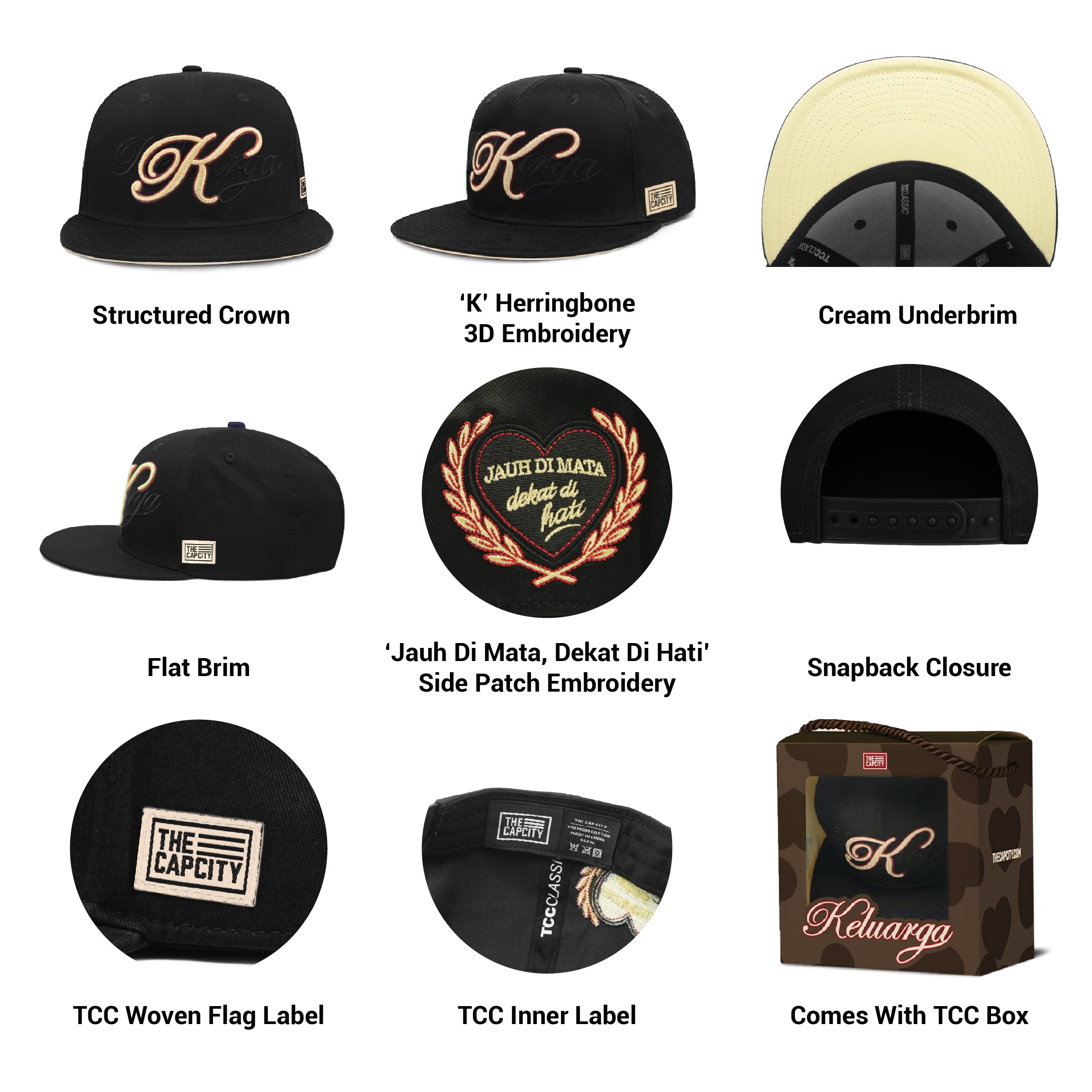 TCC ETERNITY KELUARGA CLASSIC SNAPBACK