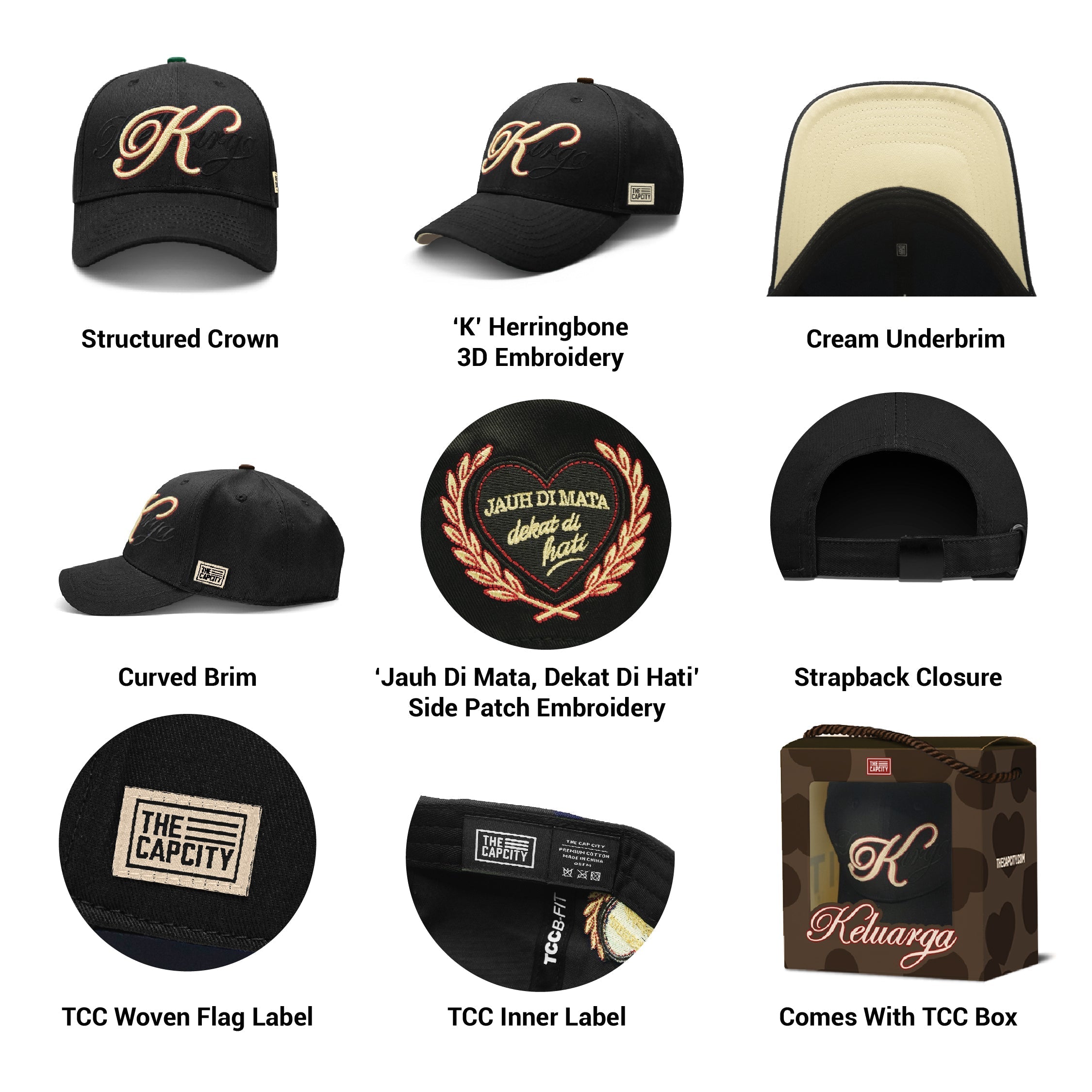 TCC ETERNITY KELUARGA B-FIT STRAPBACK COLLECTION