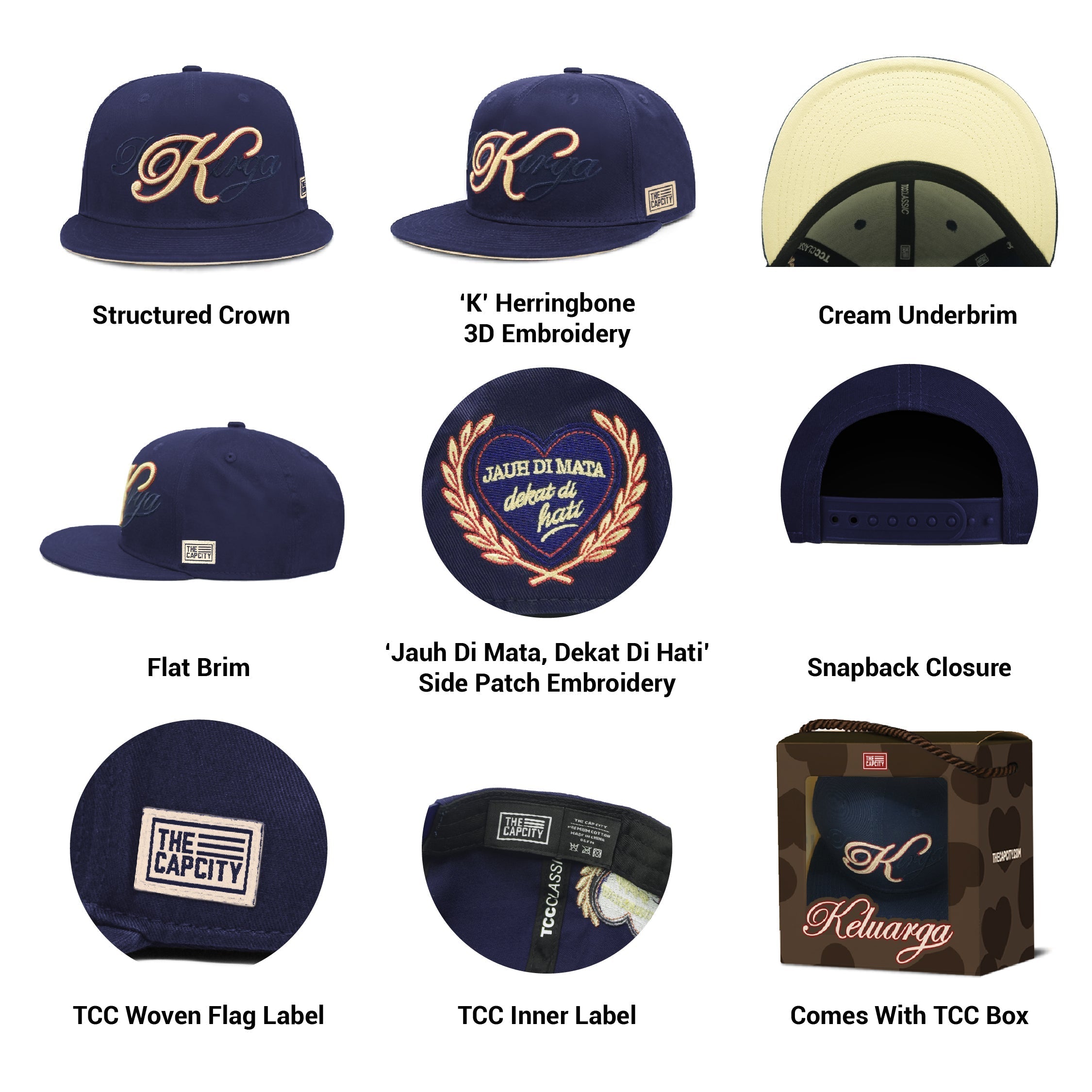 TCC ETERNITY KELUARGA CLASSIC SNAPBACK