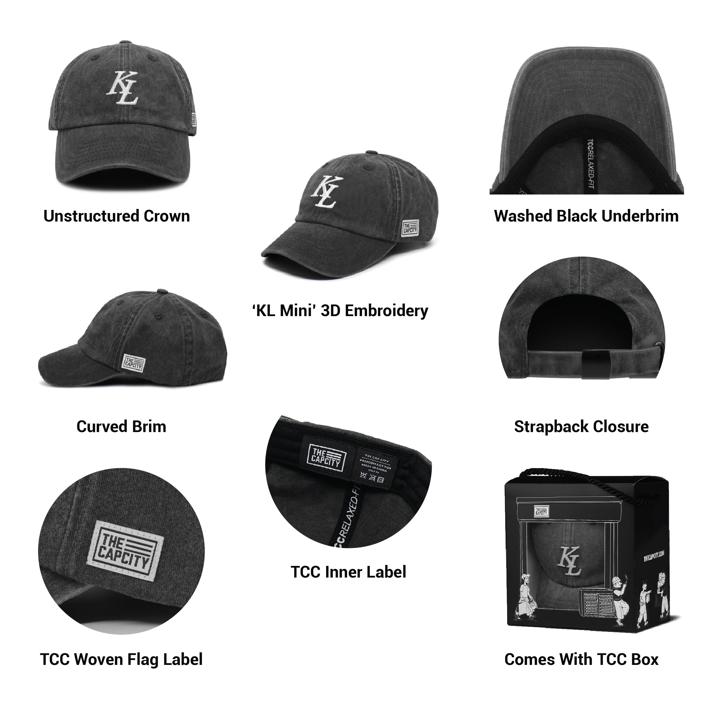TCC MINI KL LEGACY RELAXED B-FIT STRAPBACK COLLECTION