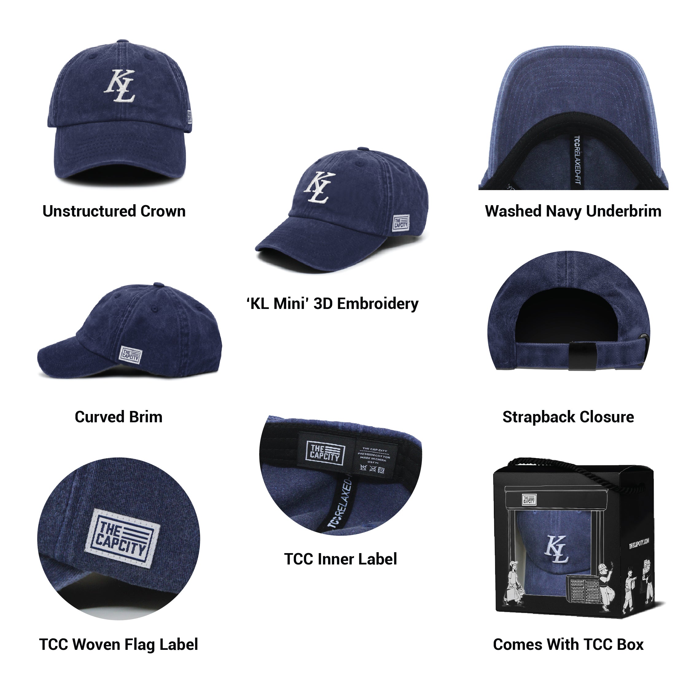 TCC MINI KL LEGACY RELAXED B-FIT STRAPBACK COLLECTION